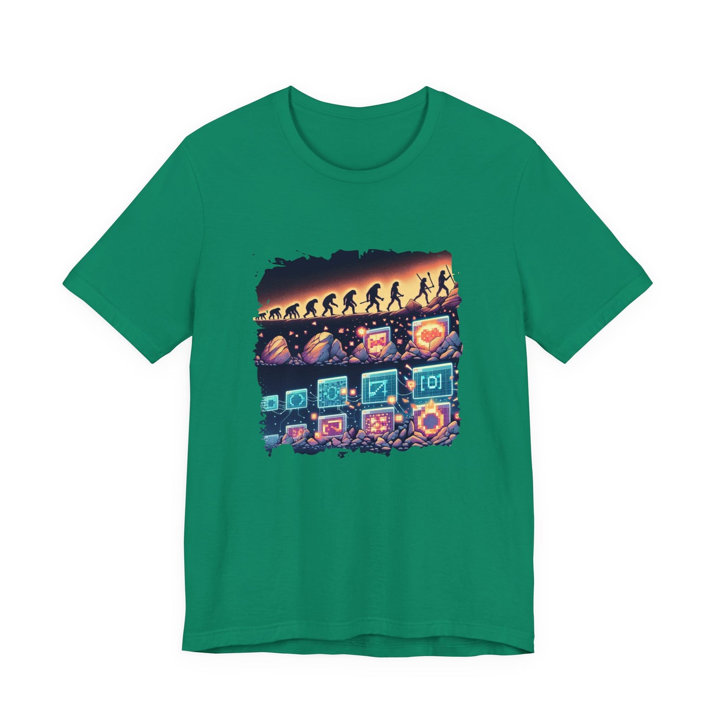Cave Art to NFTs: The Evolution of Creativity Tshirt