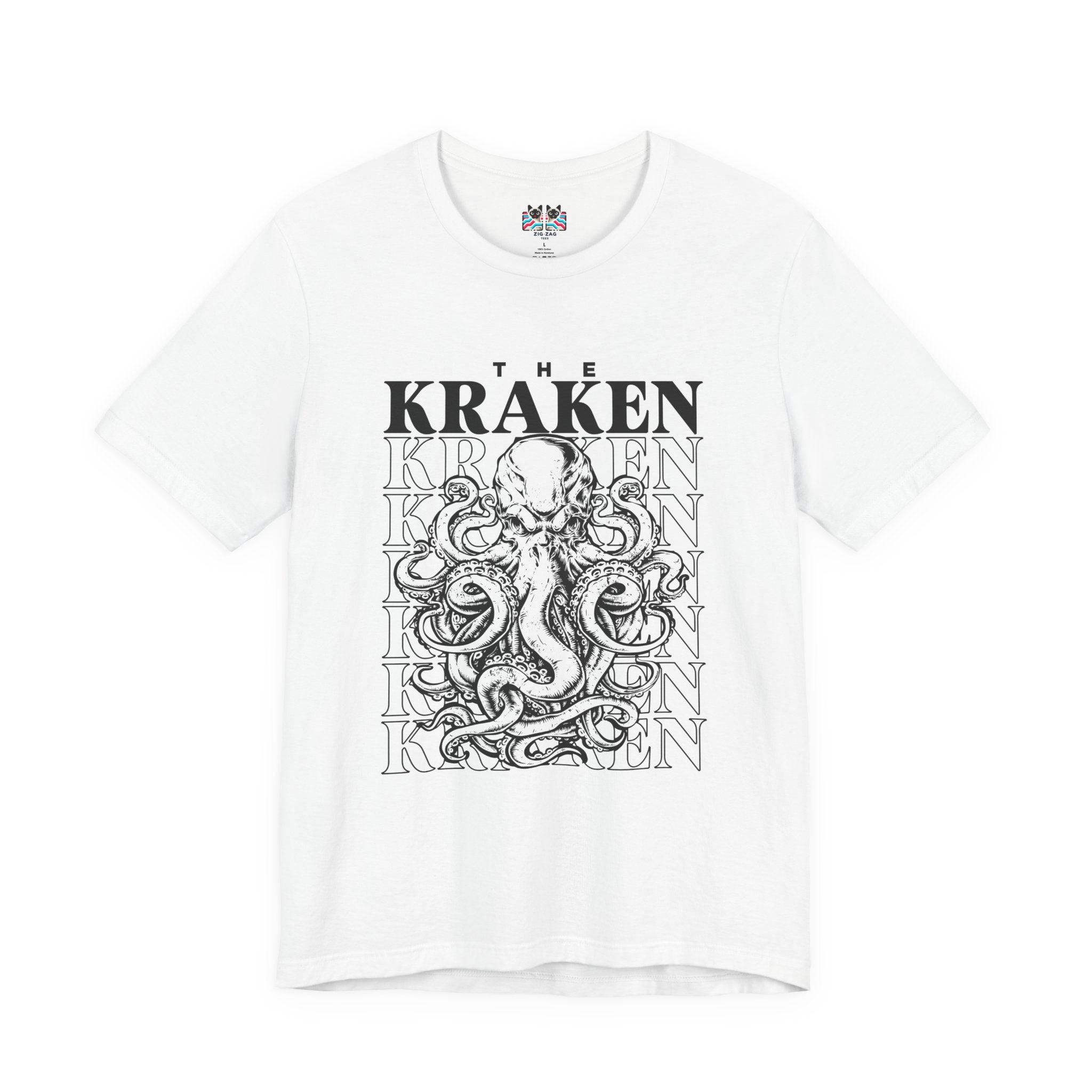 The Kraken Sea Monster Ship Attack T-Shirt
