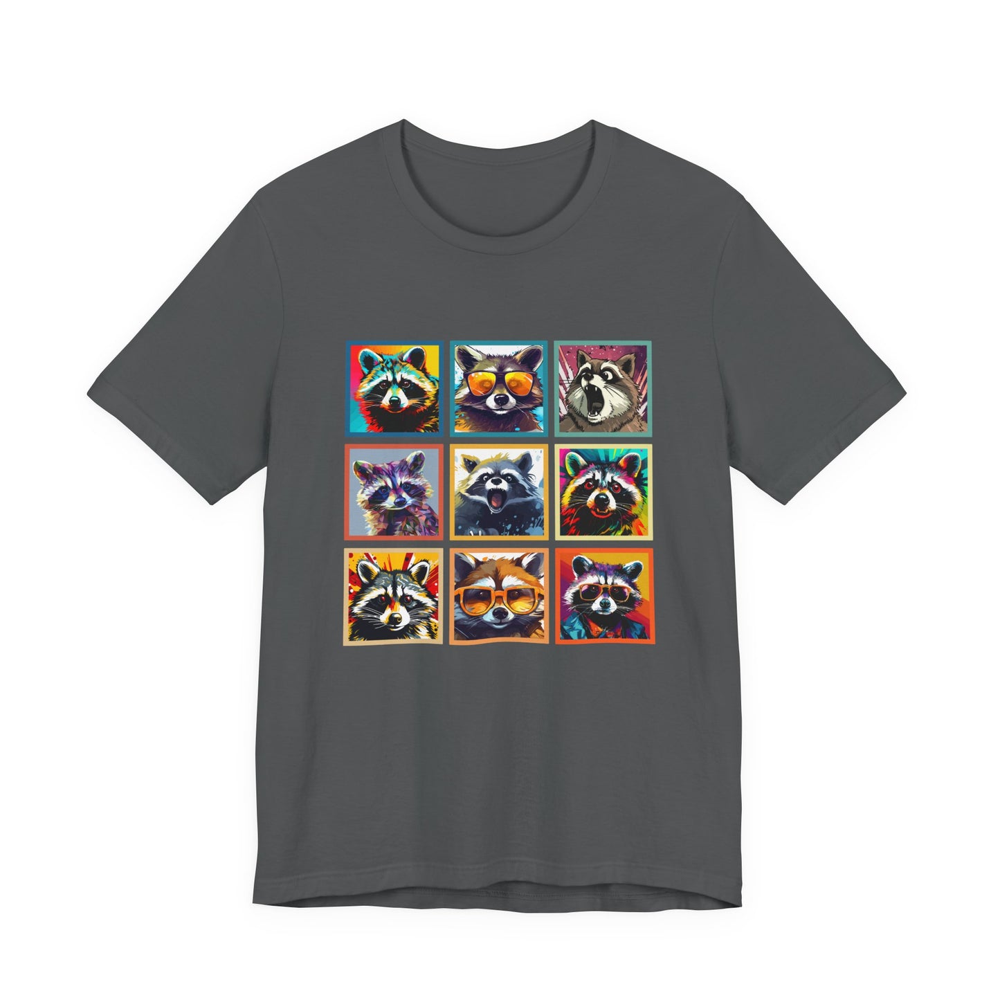 Cool Raccoons Pop Art Tshirt – Nine Funky Bandits