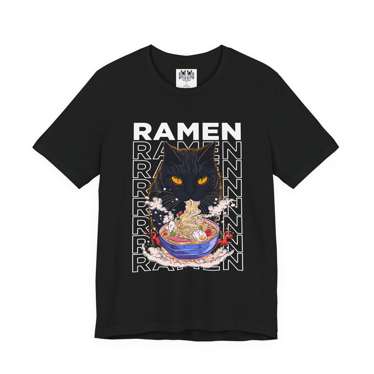 Ramen Cat Noodles Japanese Food Lover T-Shirt