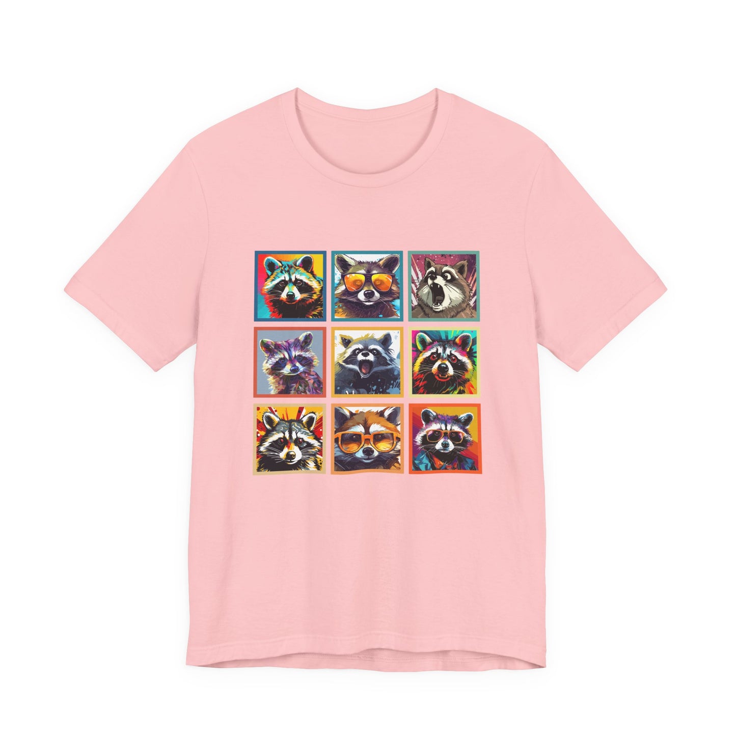 Cool Raccoons Pop Art Tshirt – Nine Funky Bandits