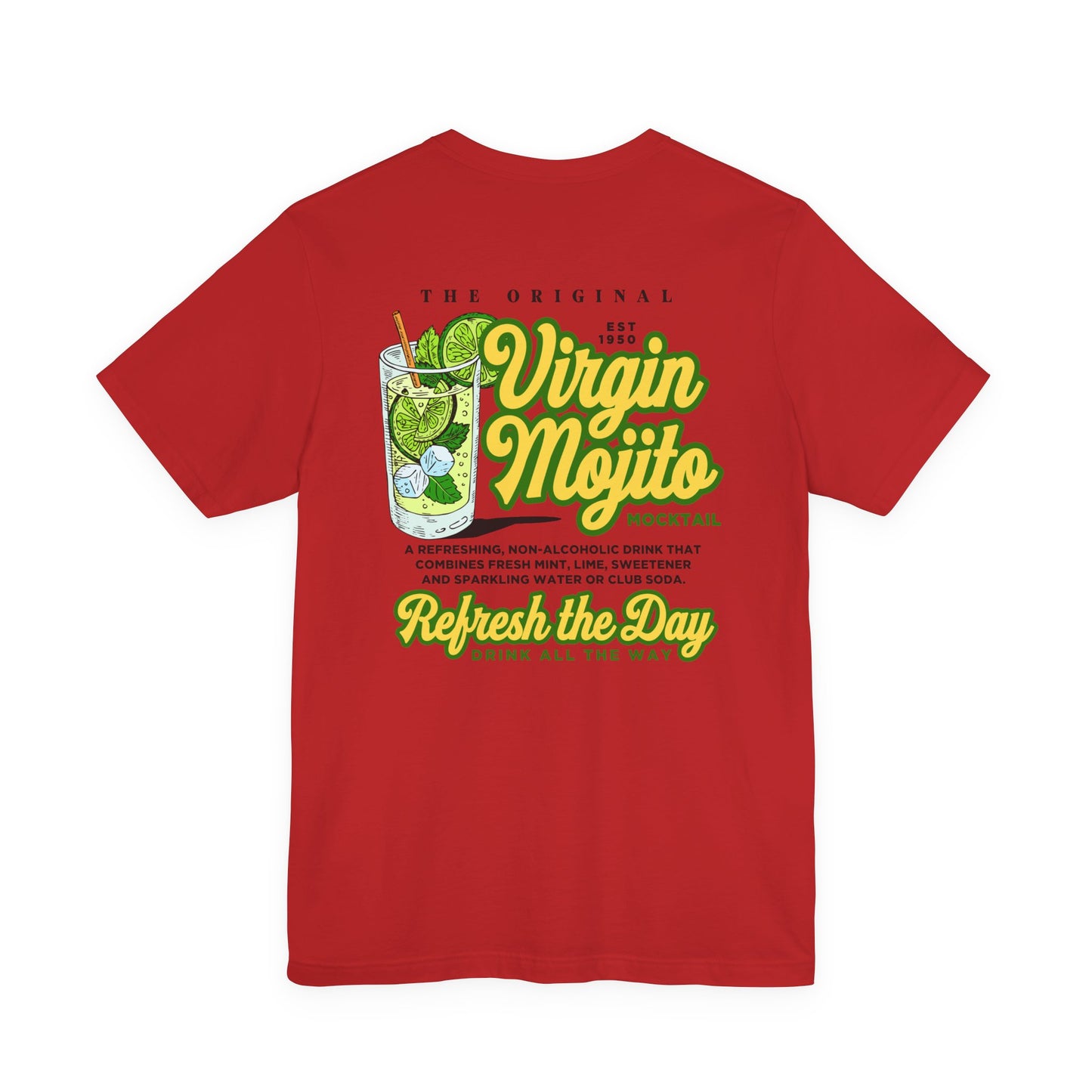 Refreshing Virgin Mojito Mocktail T-Shirt – Lime, Mint & Good Vibes
