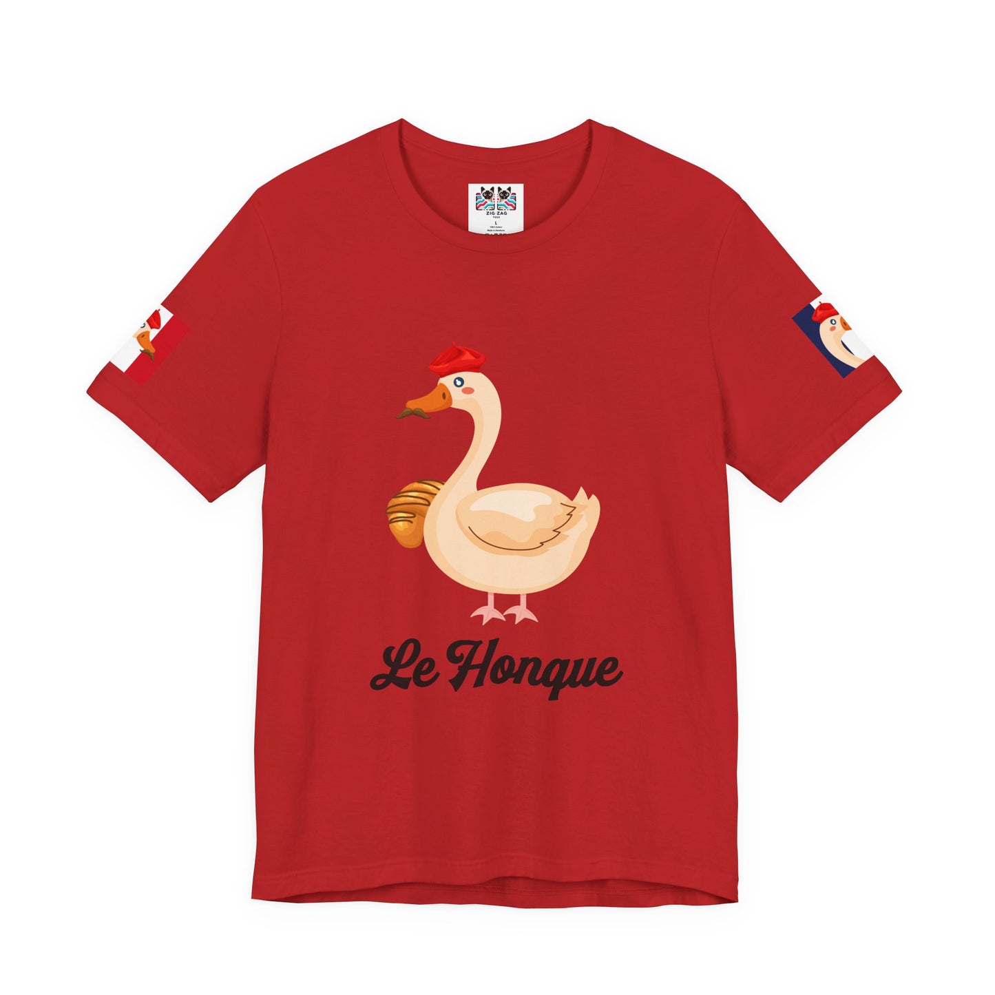 Le Honque Goose T-Shirt – Funny French Beret Goose Meme Graphic Tee