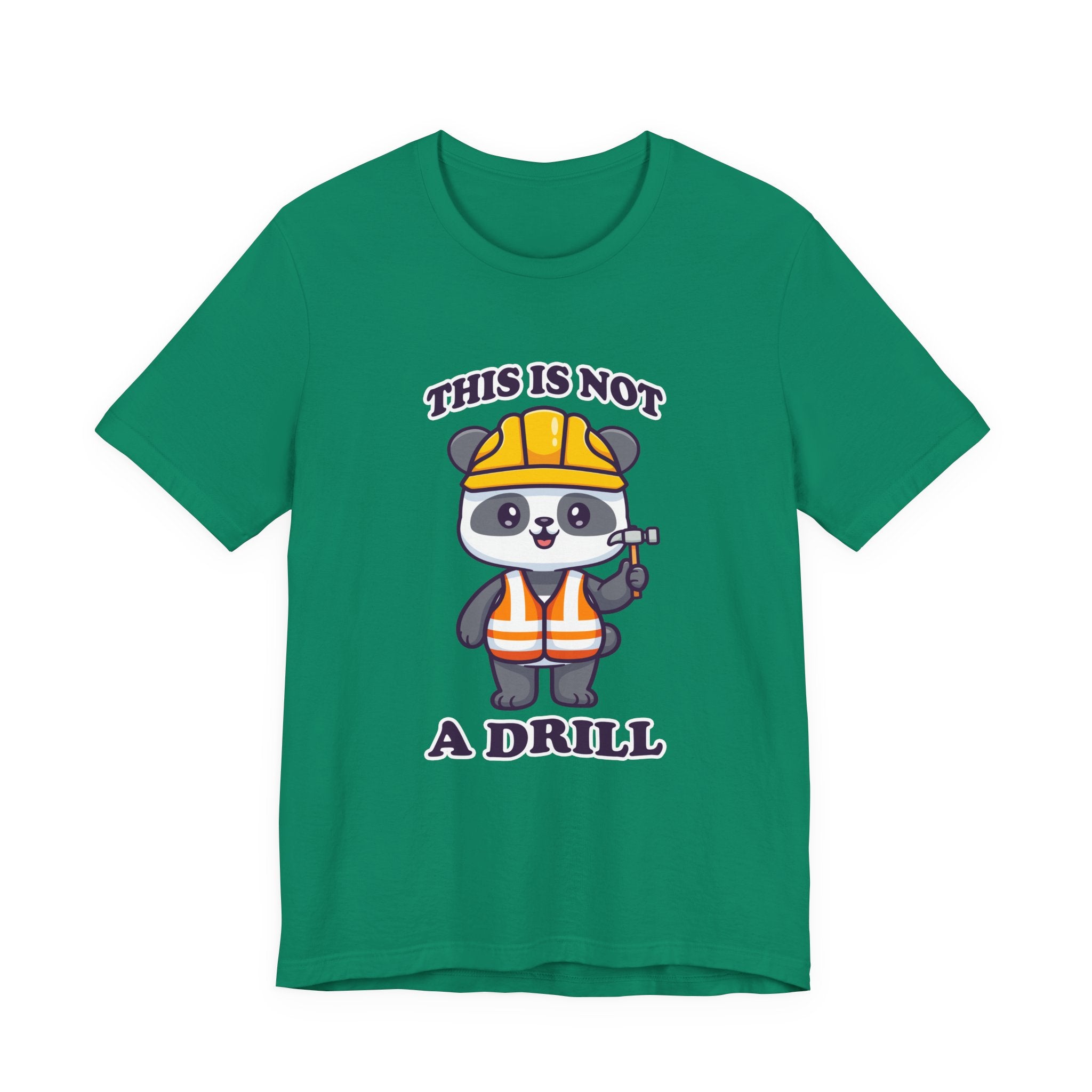 This Is Not a Drill T-Shirt – Cute Puppy Construction Worker Graphic Tee