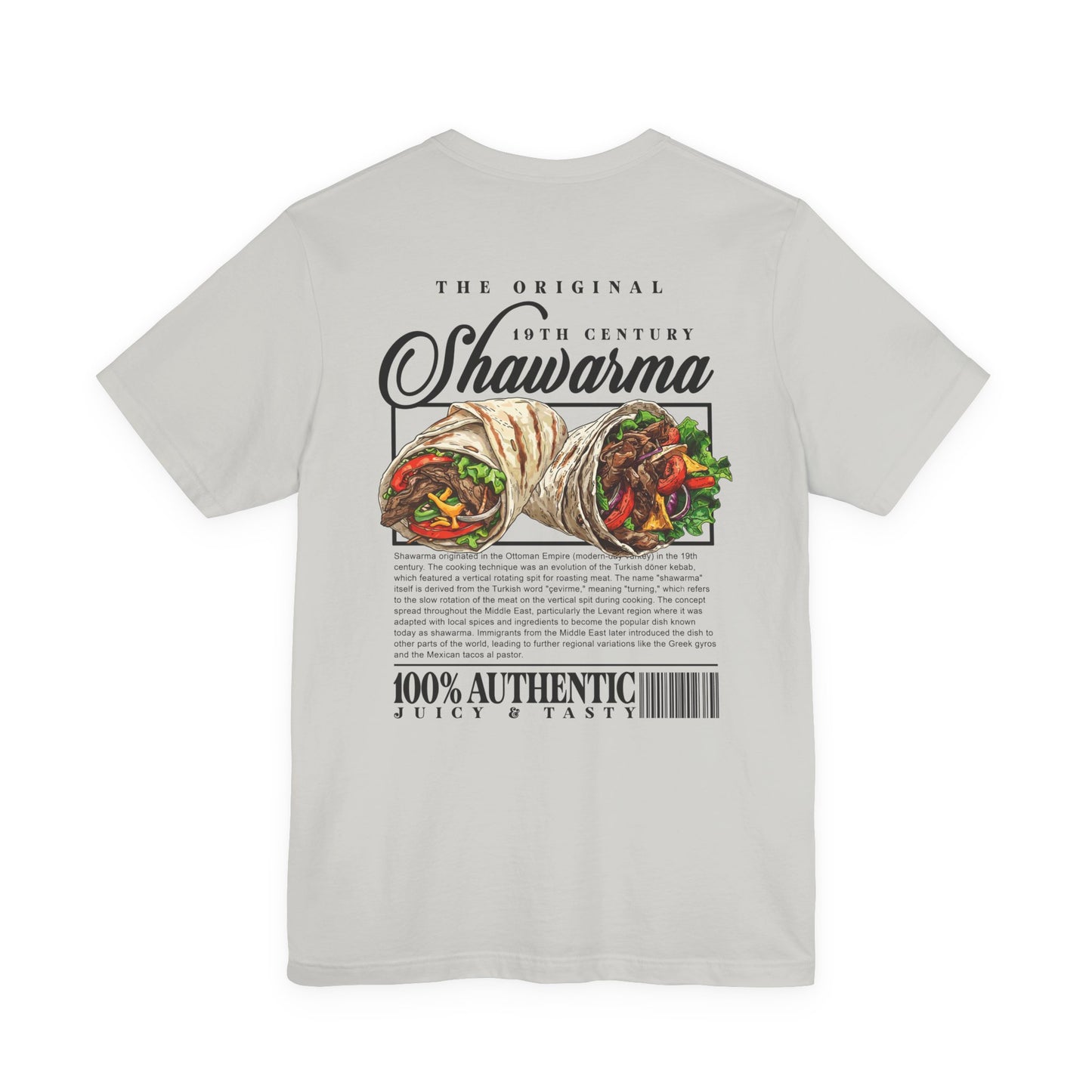 The Classic Shawarma 19th Century Tshirt – Middle Eastern Culinary Icon