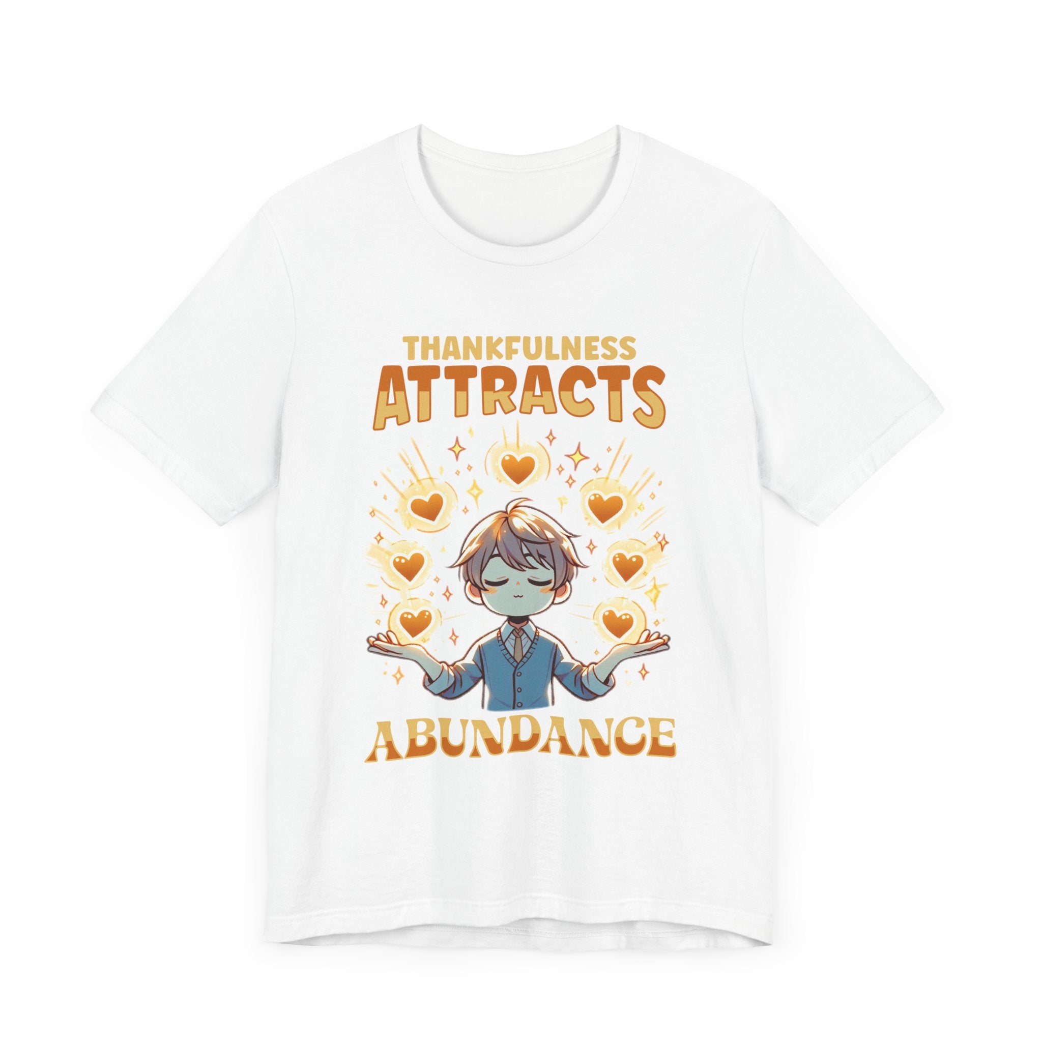 Thankfulness Attracts Abundance | Gratitude & Positivity T-Shirt