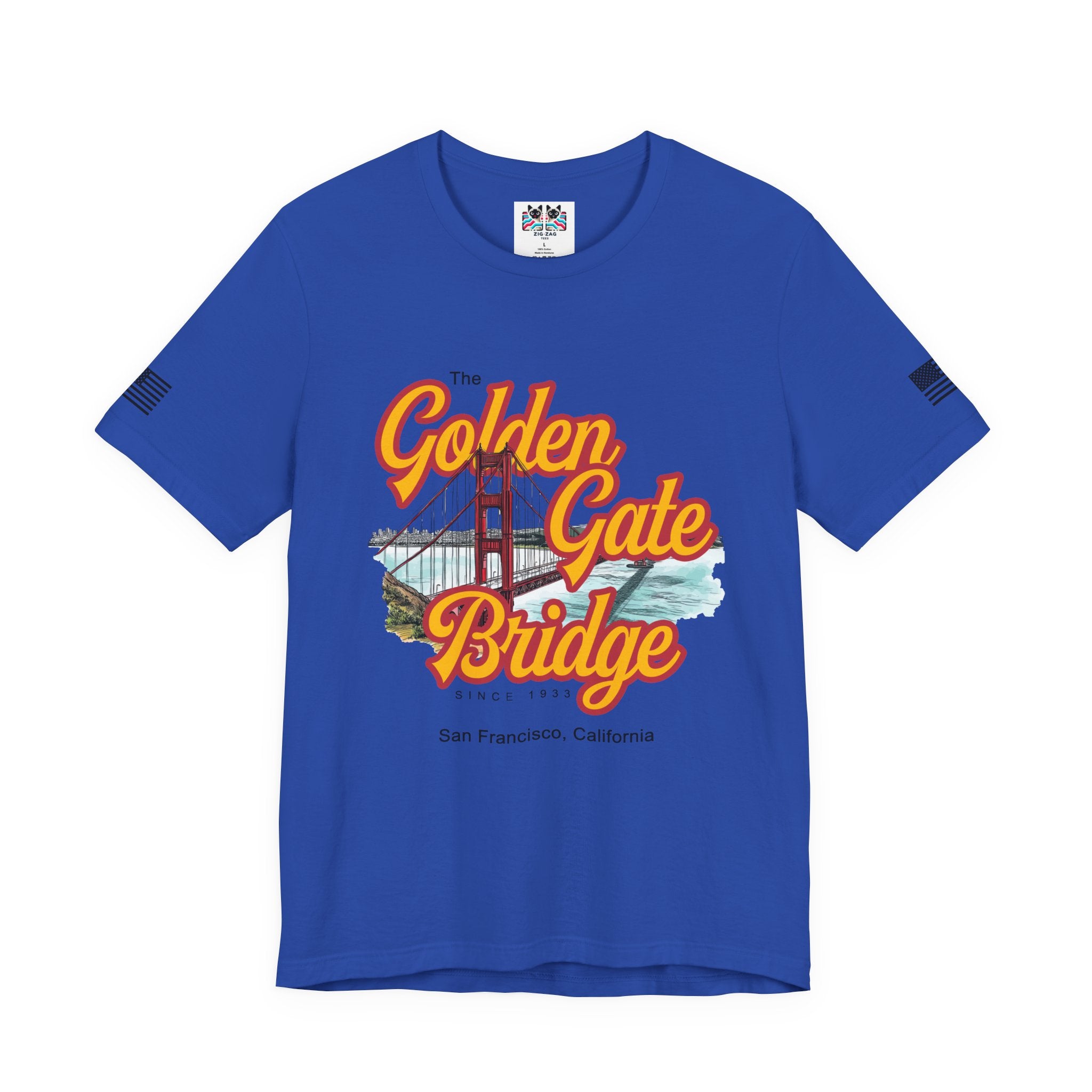 The Golden Gate Bridge T-Shirt – Retro Script Graphic Tee Since 1933 San Francisco California