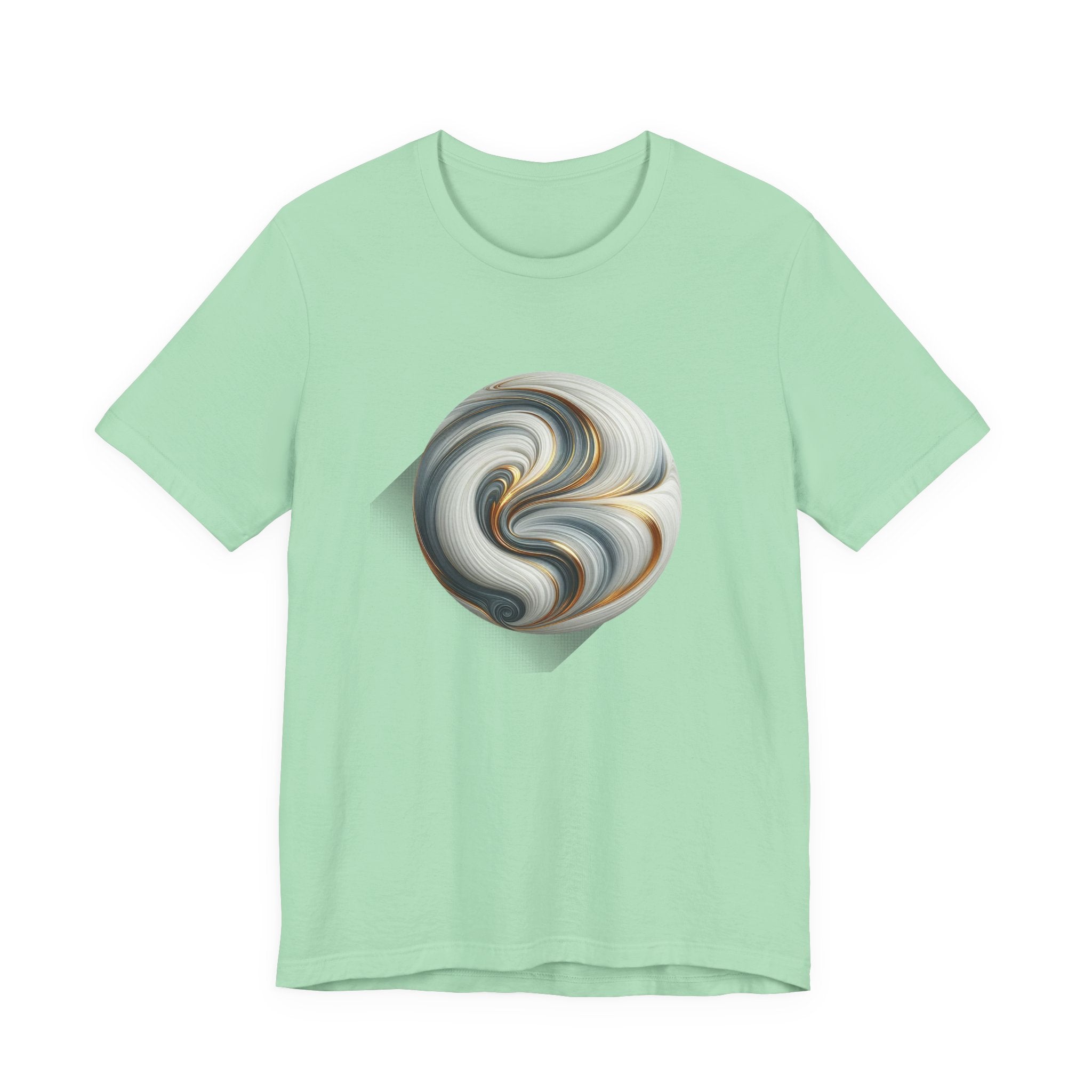 Liquid Marble – Flowing Marble Effect Abstract Graphic T-Shirt