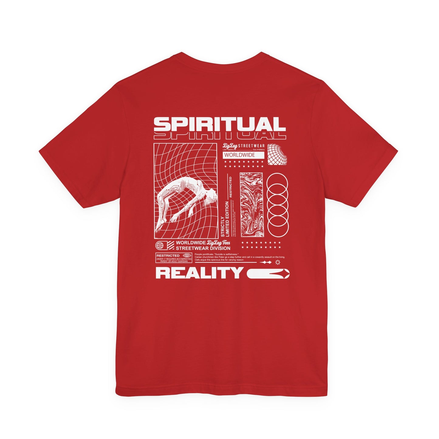 ZigZag Spiritual Reality Worldwide Streetwear T-Shirt