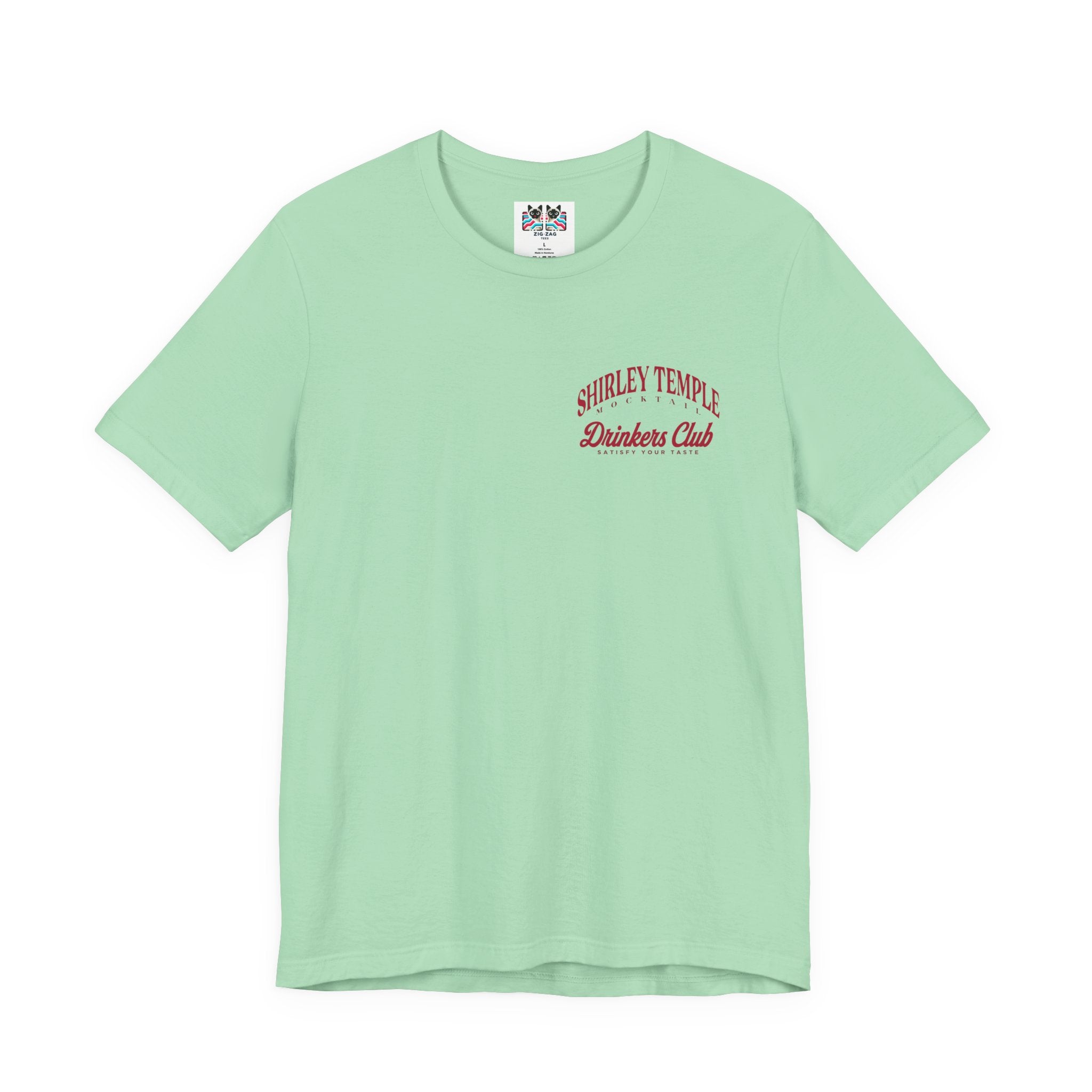 Shirley Temple Mocktail Drinkers Club Tshirt – Satisfy Your Taste