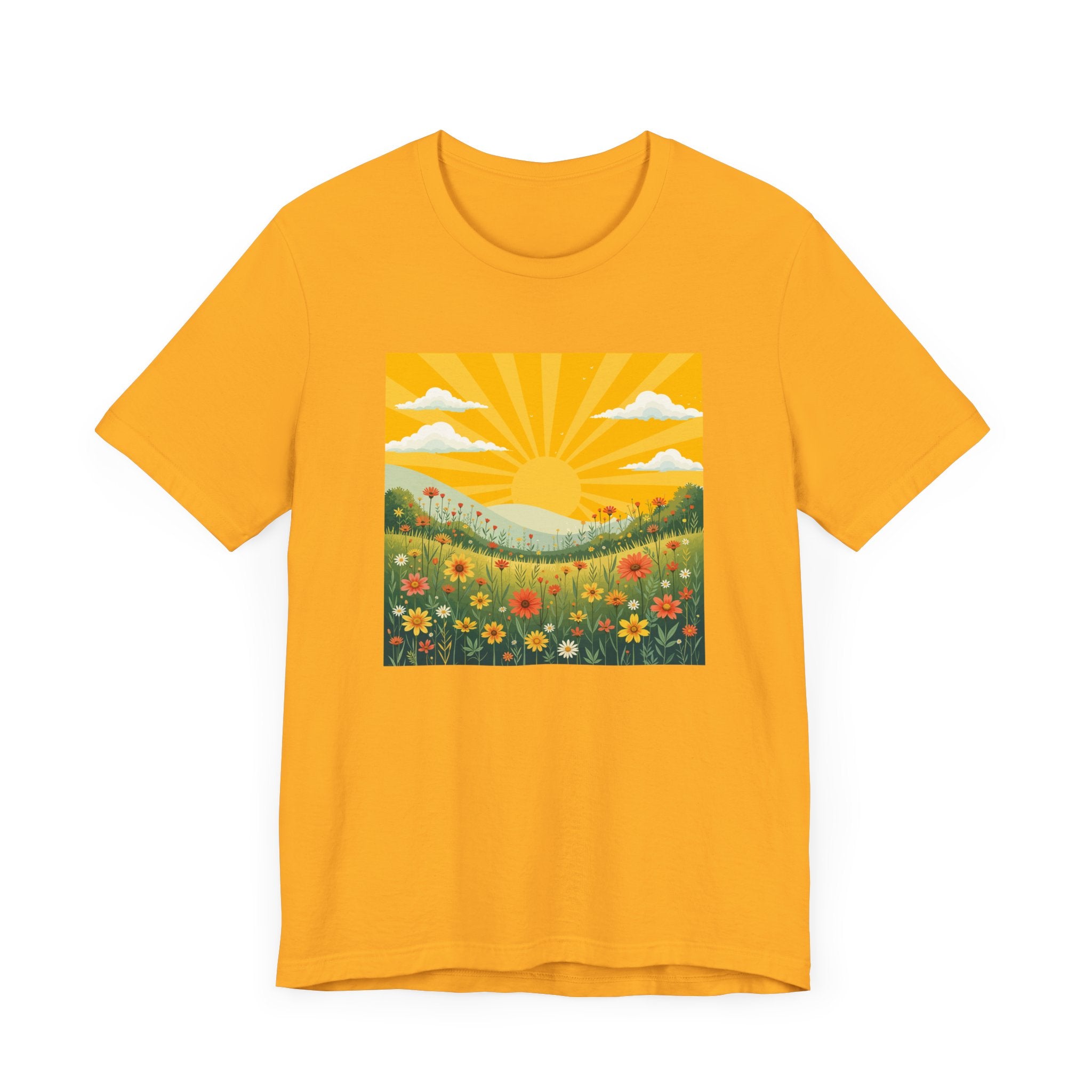 Spring in Full Bloom Tee, Seasonal Vibe Shirt, Floral Mood Top, Happy Growth Graphic Tee, Garden Lover Gift Shirt