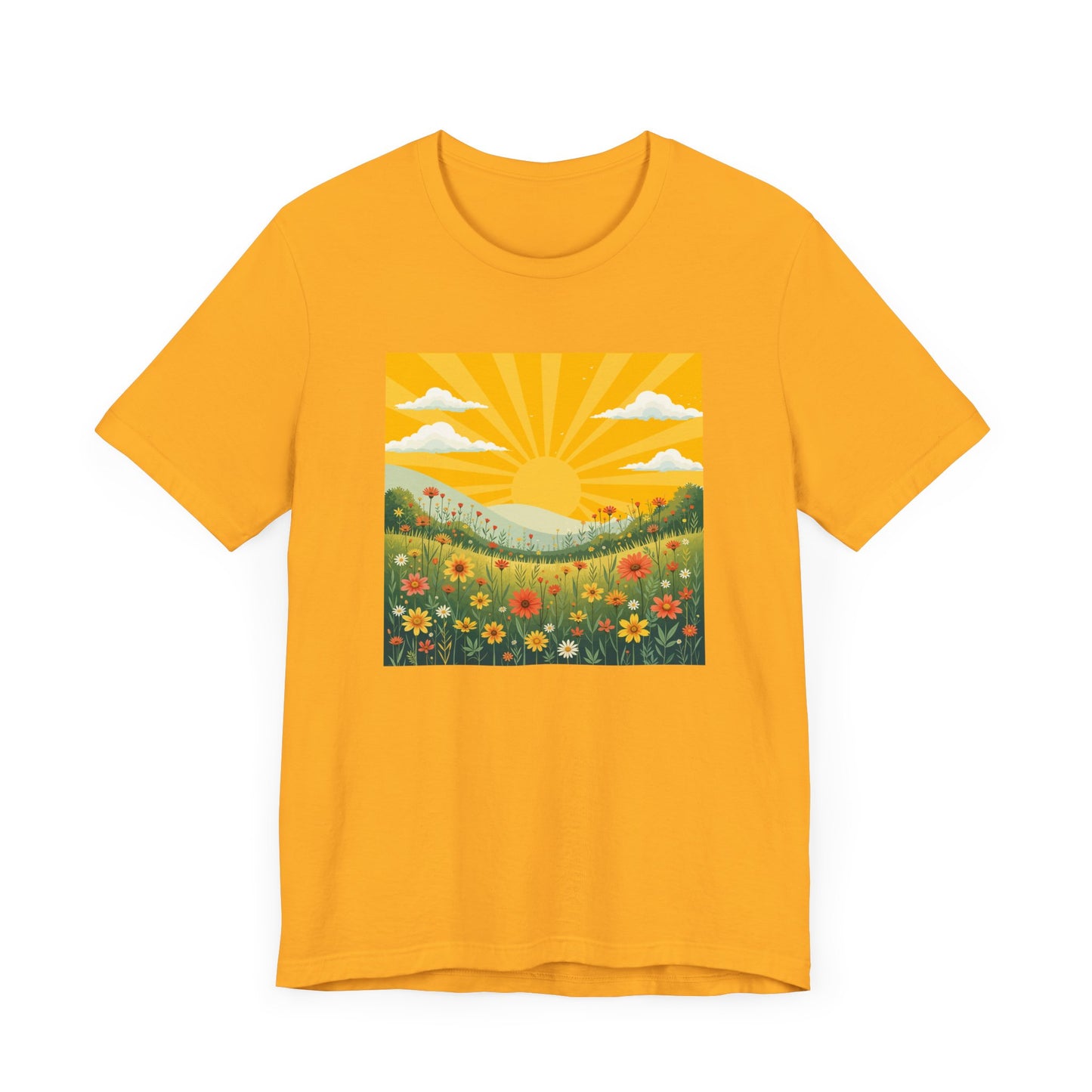 Spring in Full Bloom Tee, Seasonal Vibe Shirt, Floral Mood Top, Happy Growth Graphic Tee, Garden Lover Gift Shirt