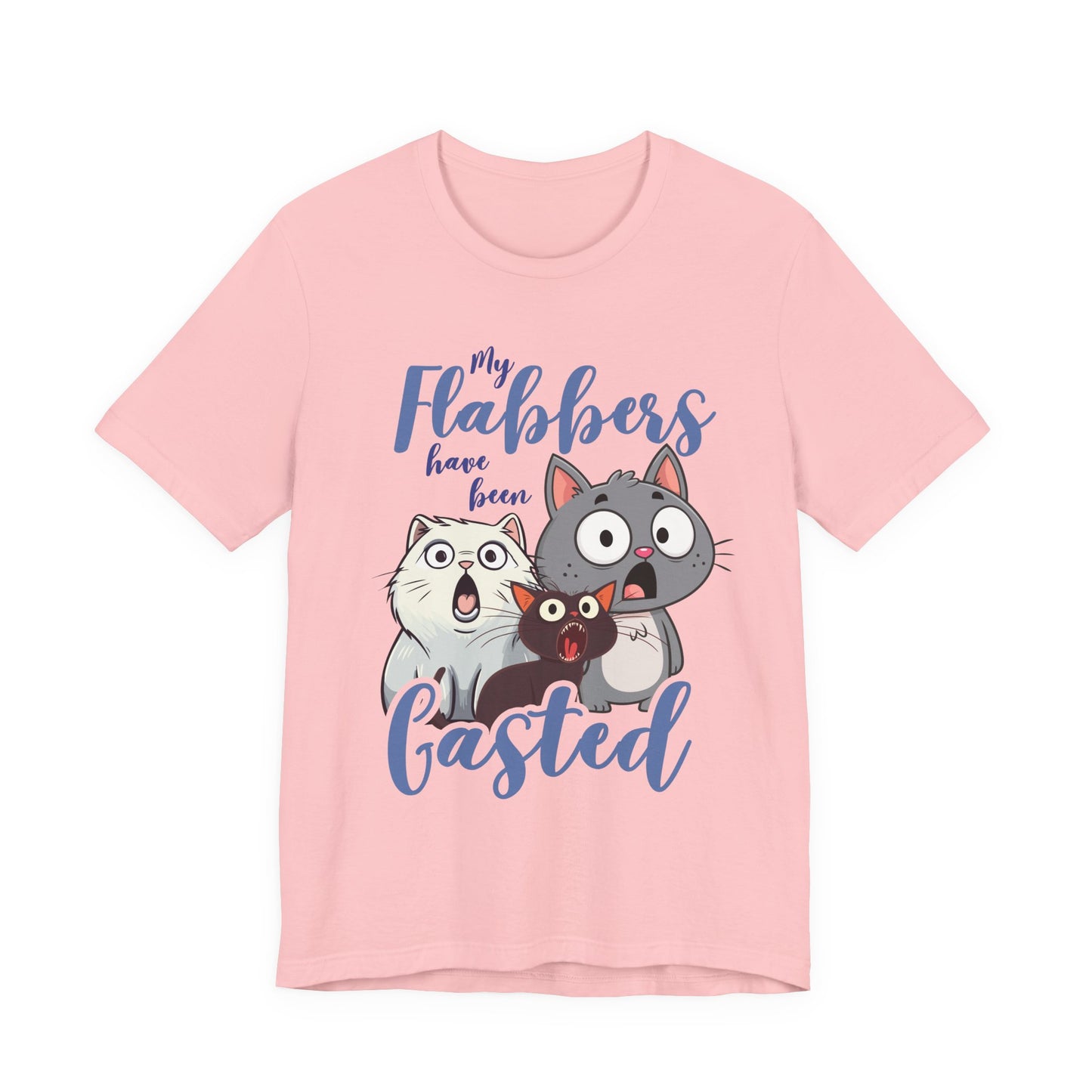 My Flabbers Have Been Gasted T-Shirt – Surprised Cats Funny Graphic