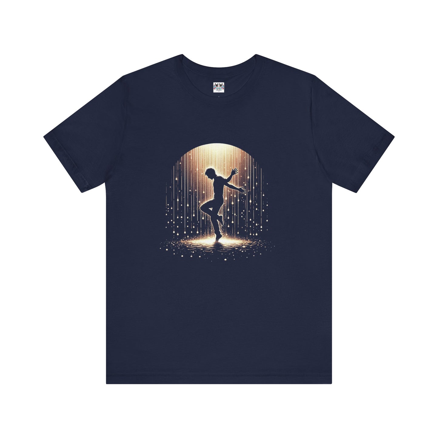 Rain and Radiance Inspiring Silhouette Dance Through the Storm T-Shirt