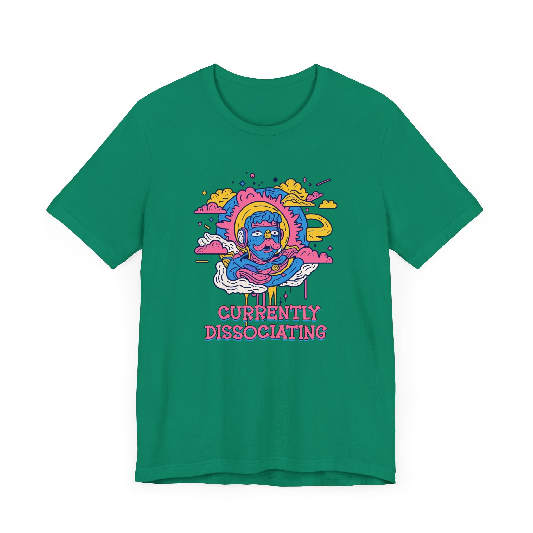 Currently Dissociating – Visually Detached from Reality or Oneself Graphic T-Shirt
