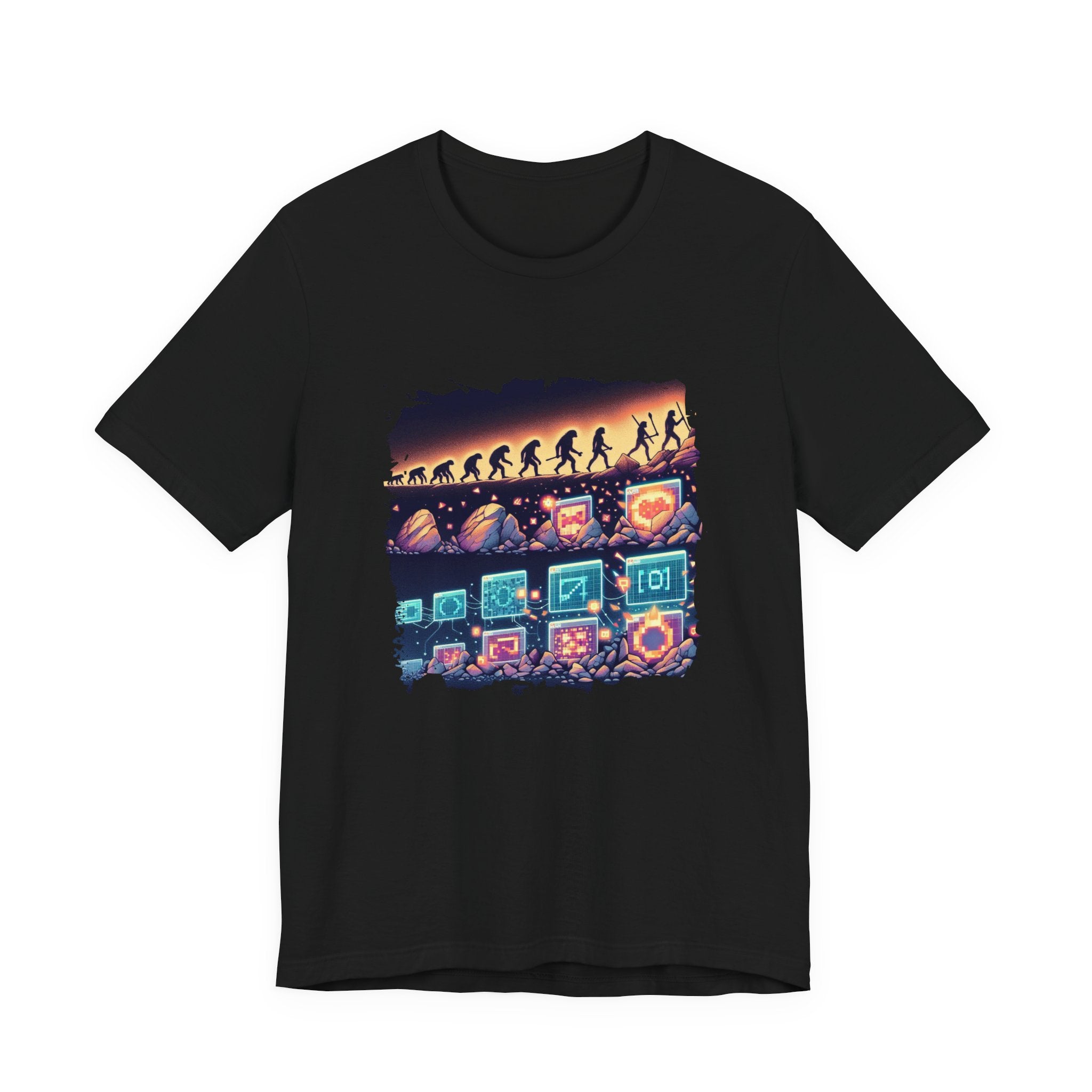 Cave Art to NFTs: The Evolution of Creativity Tshirt