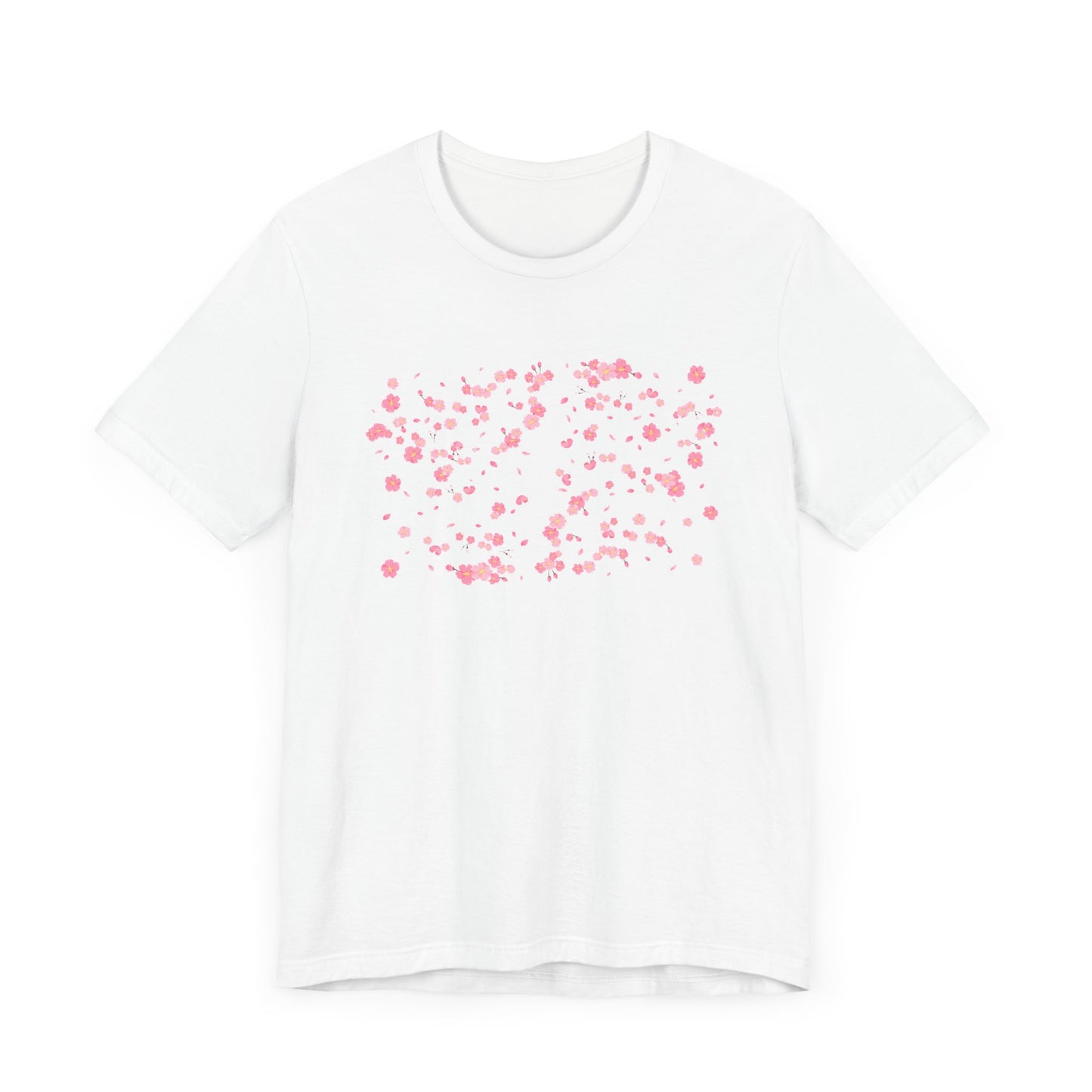 Nature's Confetti Tee, Floral Celebration Shirt, Spring Bloom Top, Joyful Petal Graphic, Earth Party Tee