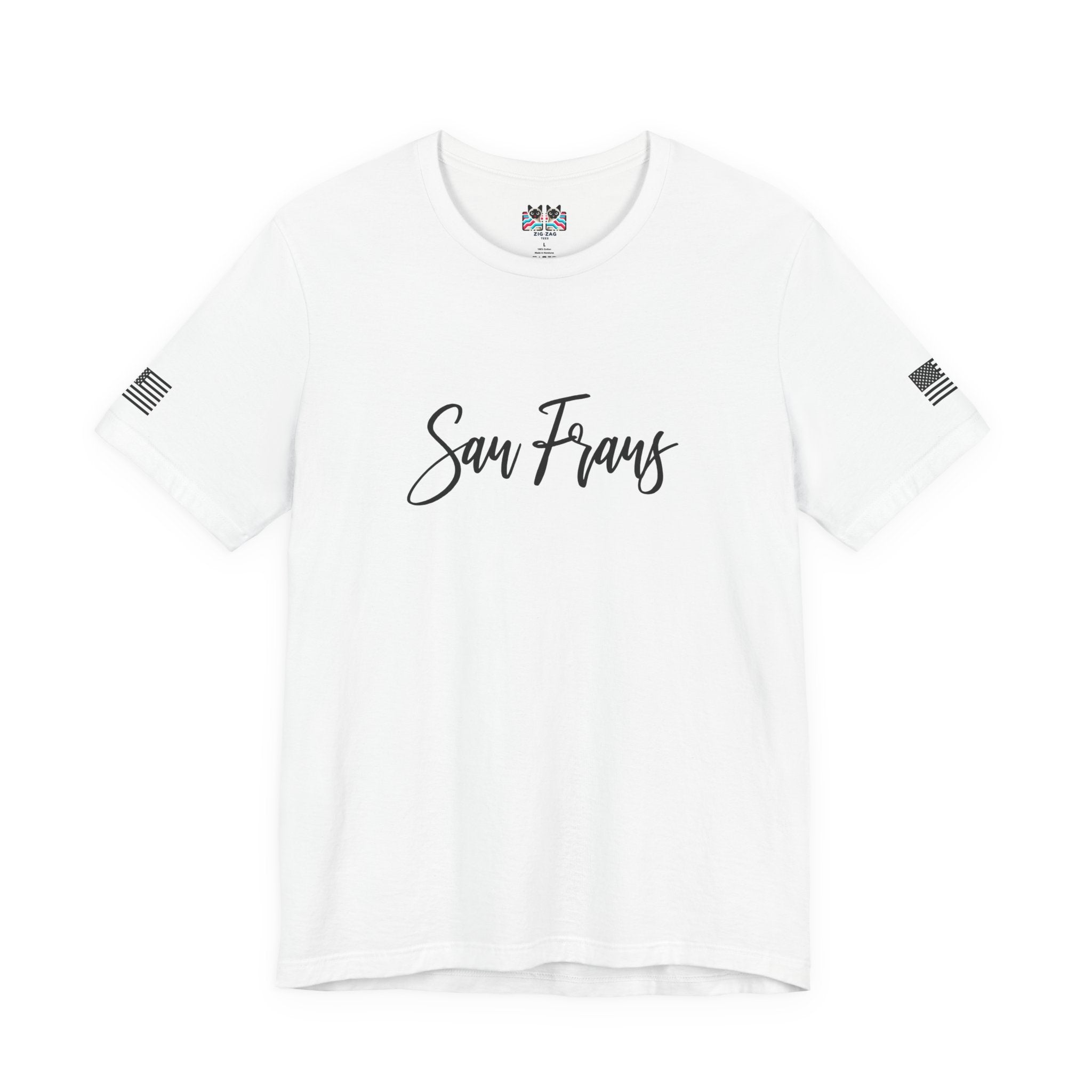 San Frans Script T-Shirt – Cursive Handwriting Style San Francisco Tee