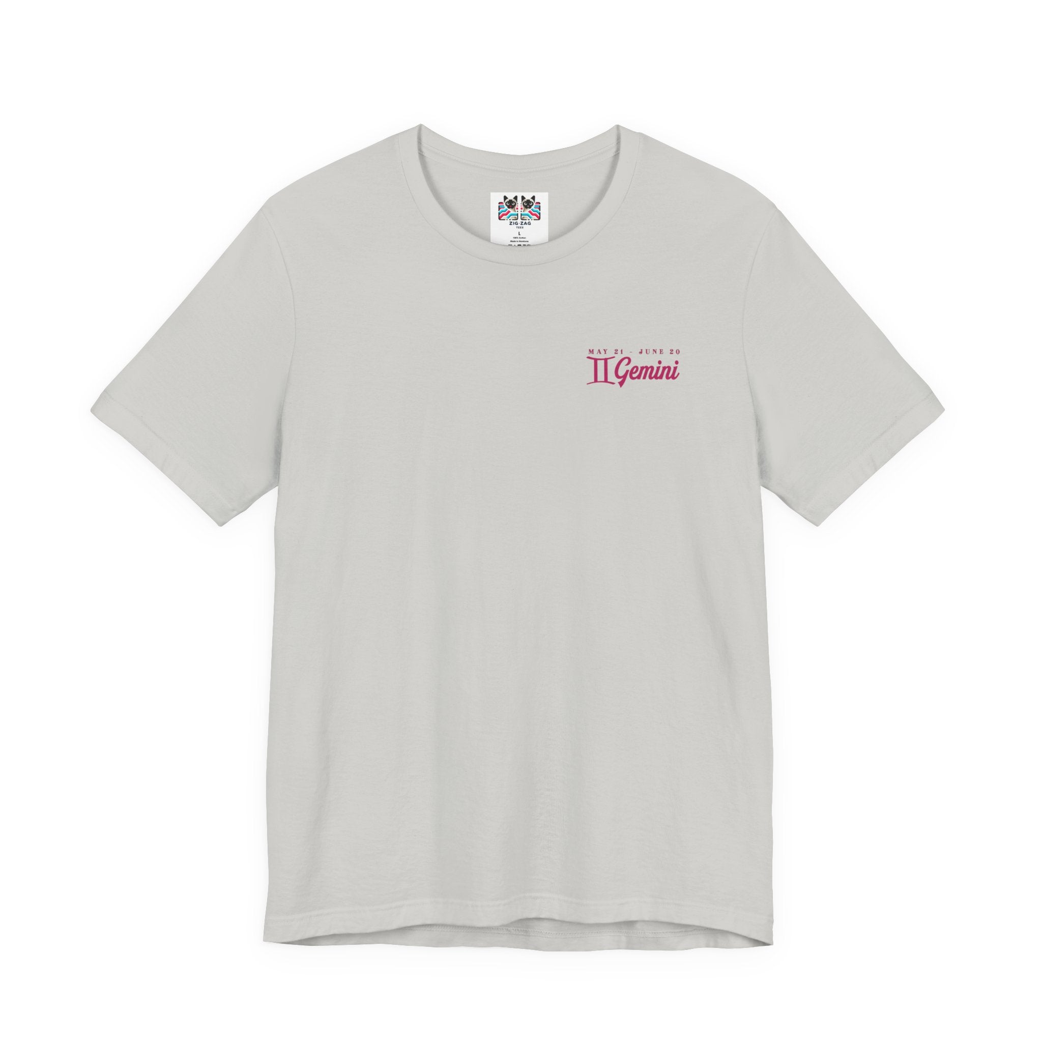 Gemini Curiosity Compass T-Shirt – Zodiac Twins with Astrological Wheel