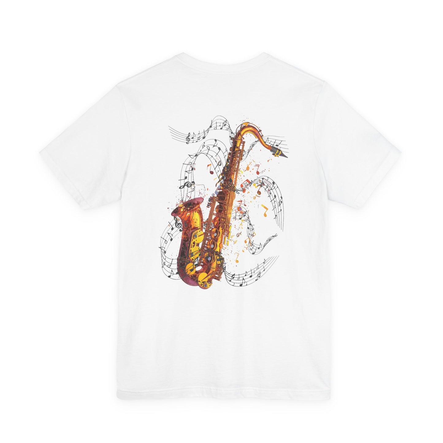 Gold on the Outside Jazz on the Inside Saxophone T-Shirt