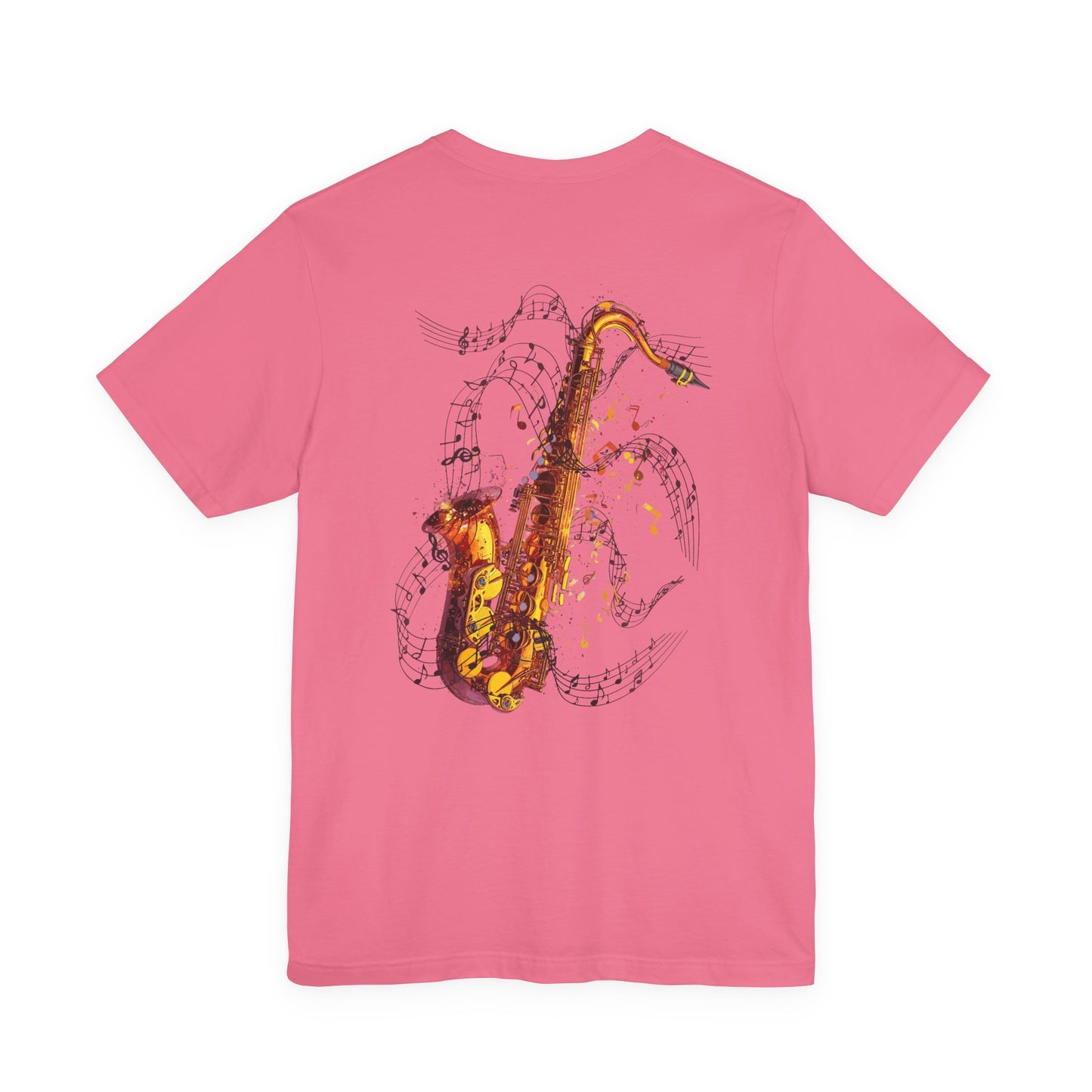 Gold on the Outside Jazz on the Inside Saxophone T-Shirt