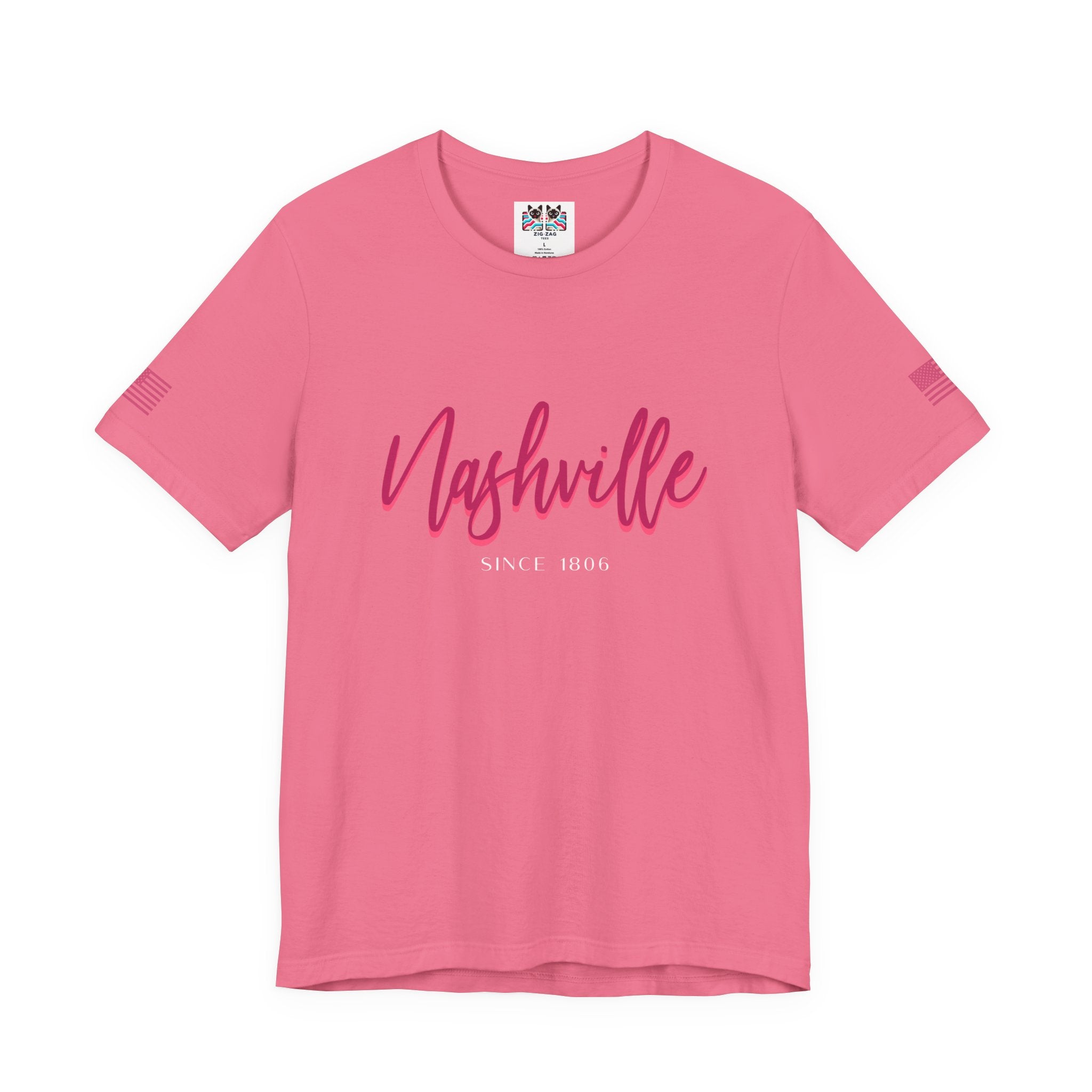 Nashville Since 1806 T-Shirt – Elegant Script Typography Tee