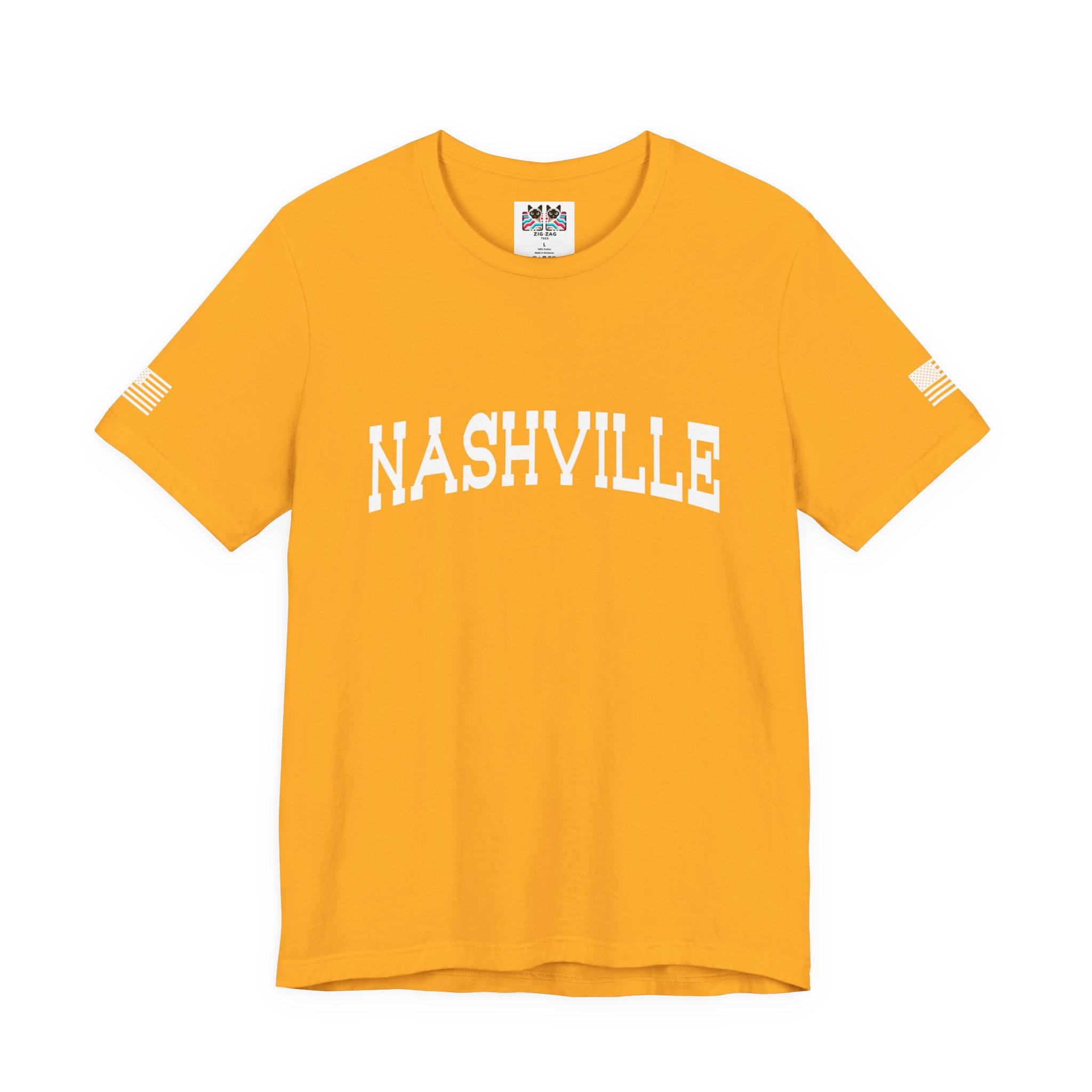 Nashville T-Shirt – Bold Arched Classic Typography Tee