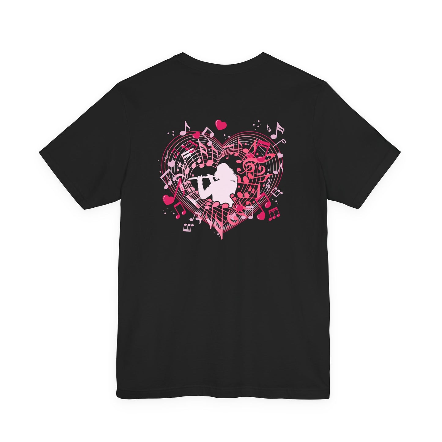 Heartbeat of the Flute Music Love T-Shirt