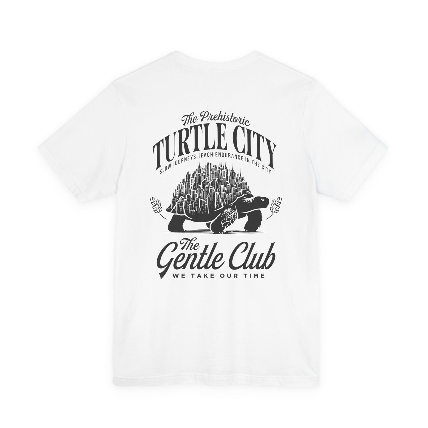 The Prehistoric Turtle City Tshirt – Slow Journeys Teach Endurance