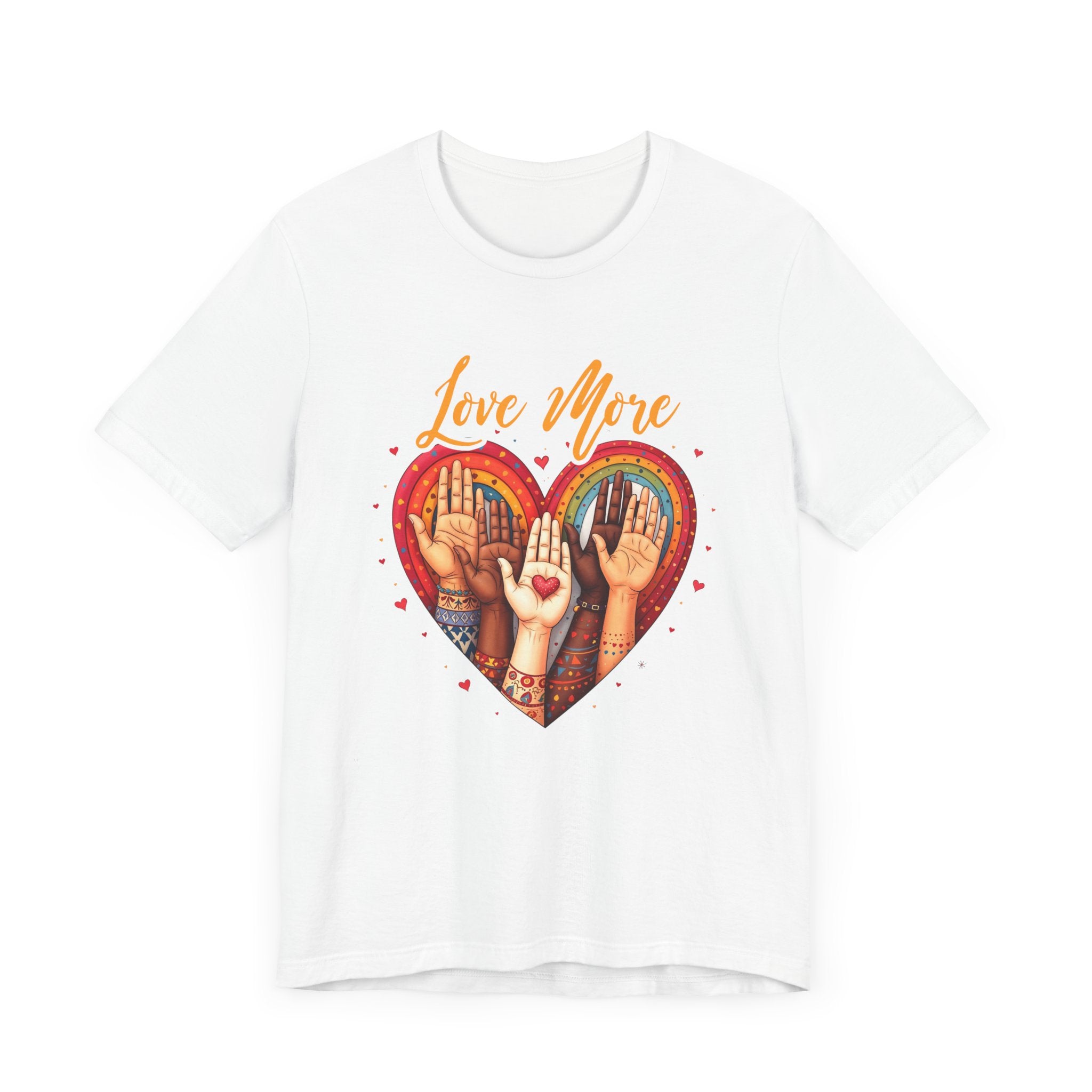 More Love Less Labels Shirt Equality Awareness Graphic Tee Encouraging Acceptance and Identity Beyond Boxes for All People Everywhere