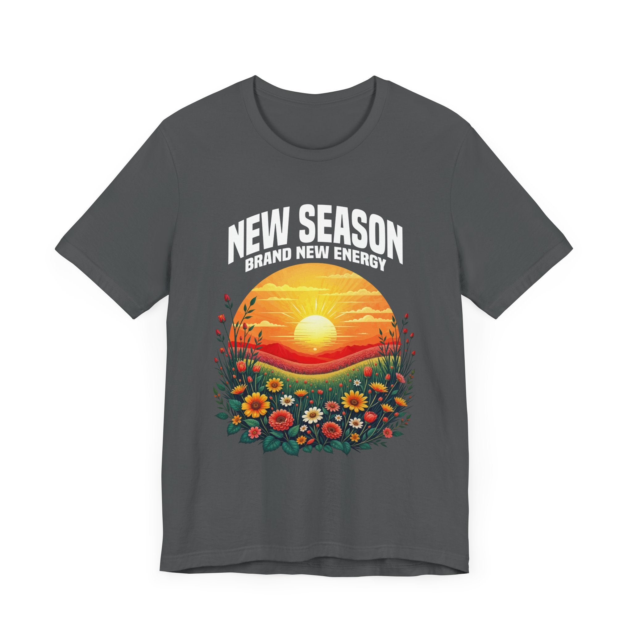 New Season New Energy Tee, Fresh Start Shirt, Spring Reset Top, Personal Growth Tee, Motivational Mood Tee