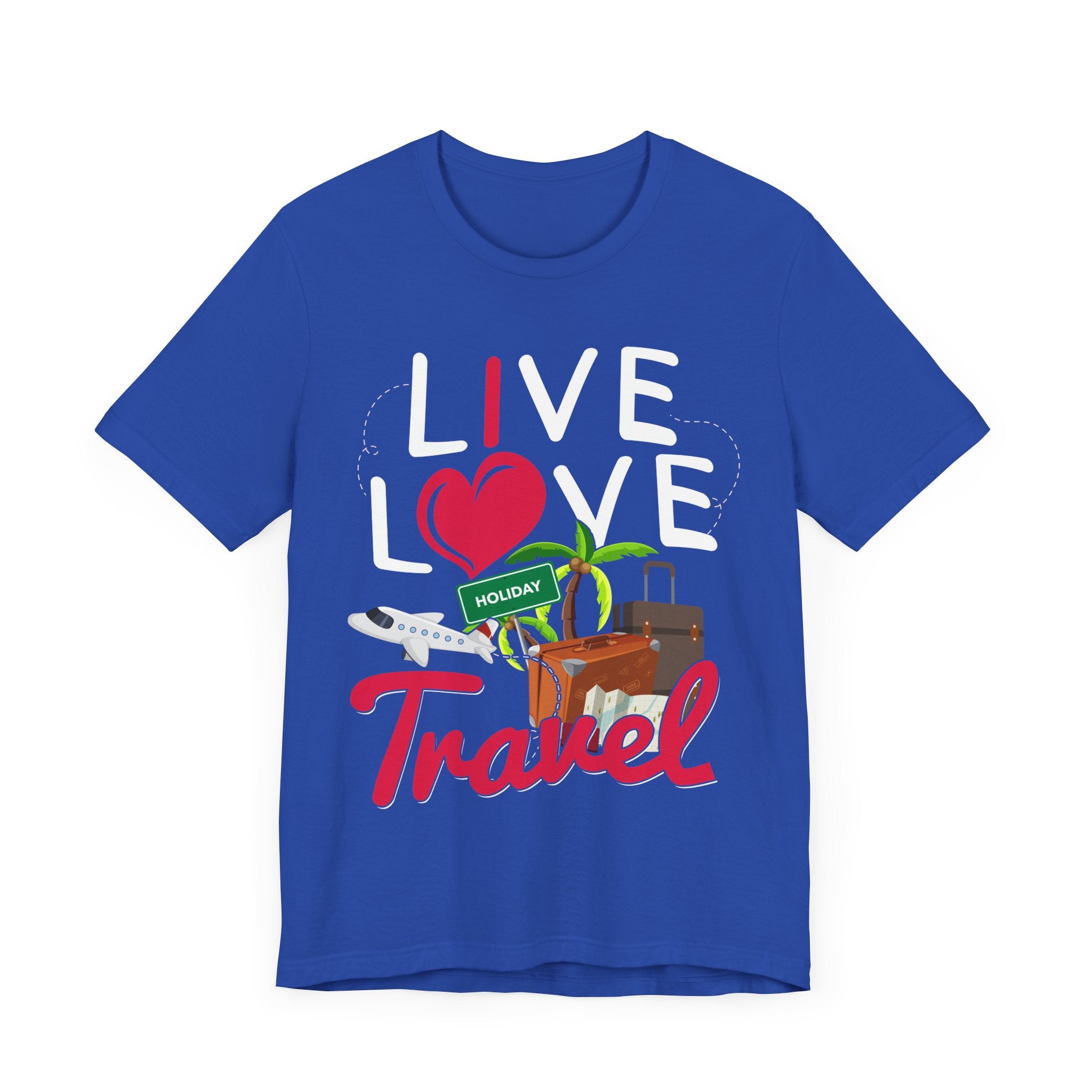 Live Love Travel Shirt, Wanderlust Adventure Tee, World Explorer Graphic T Shirt, Global Nomad Apparel, Travel Dreamer Vibes Top