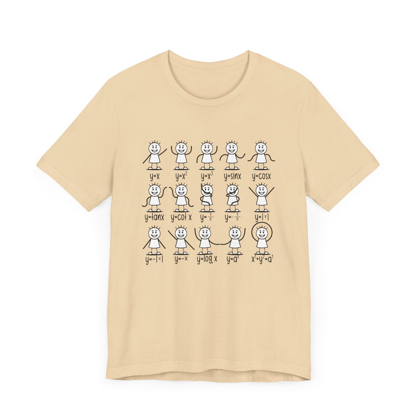 Trigonometry in Action Shirt – Stick Figure Math Humor