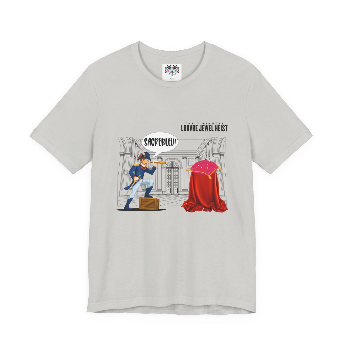 The 7 Minutes Louvre Jewel Heist – Sacrebleu! Paris Museum Caper T-Shirt