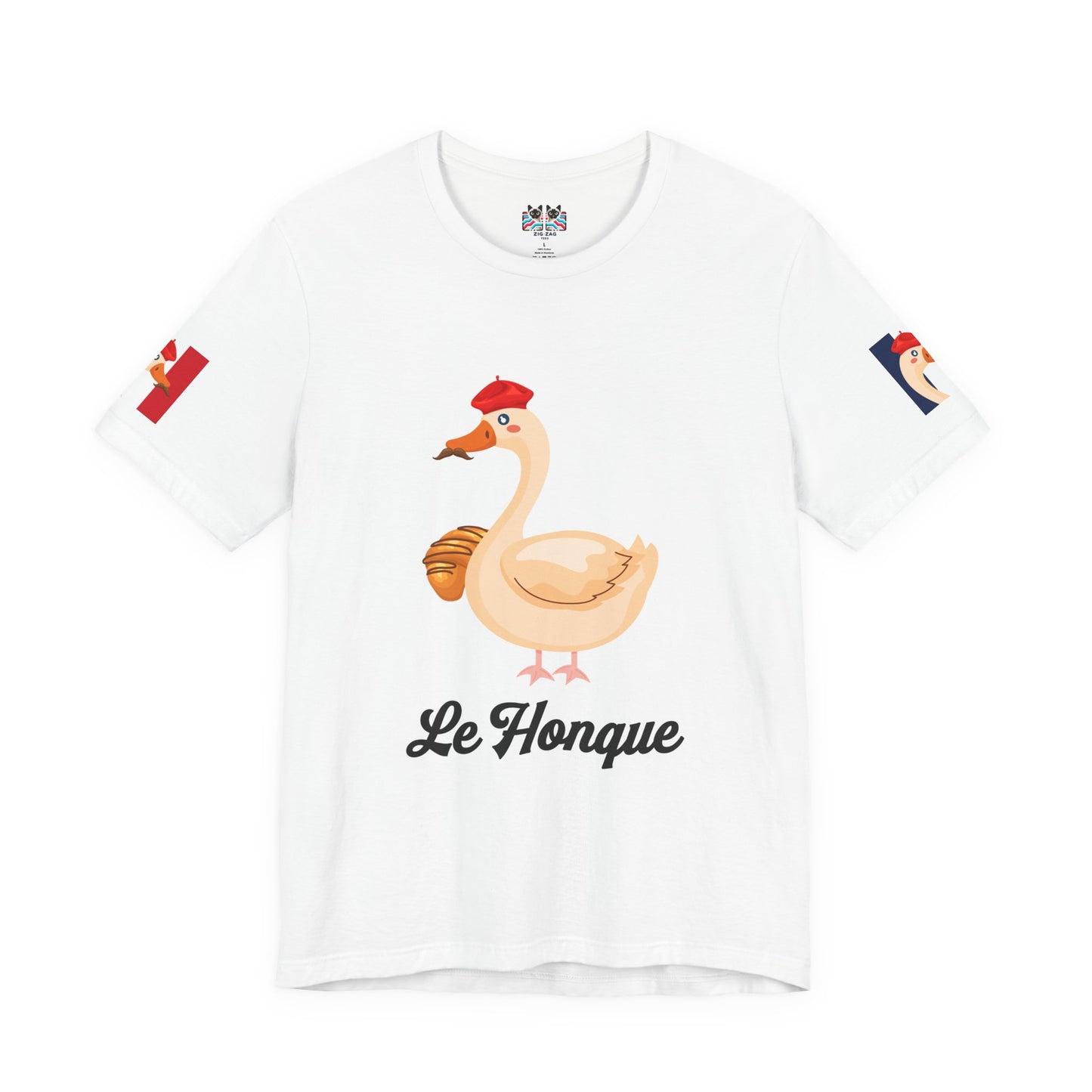 Le Honque Goose T-Shirt – Funny French Beret Goose Meme Graphic Tee