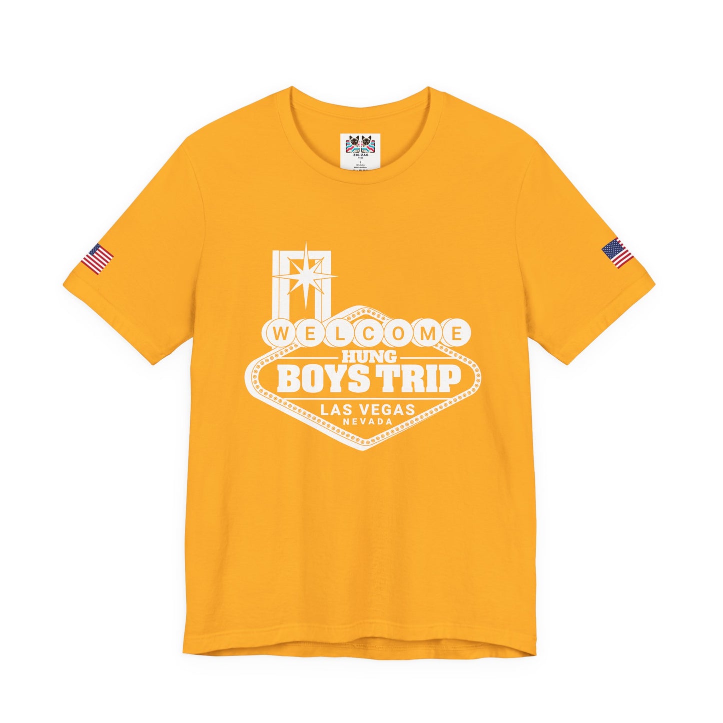 Welcome Hung Boys Trip Las Vegas T-Shirt - Bachelor Party Nevada Guys Weekend