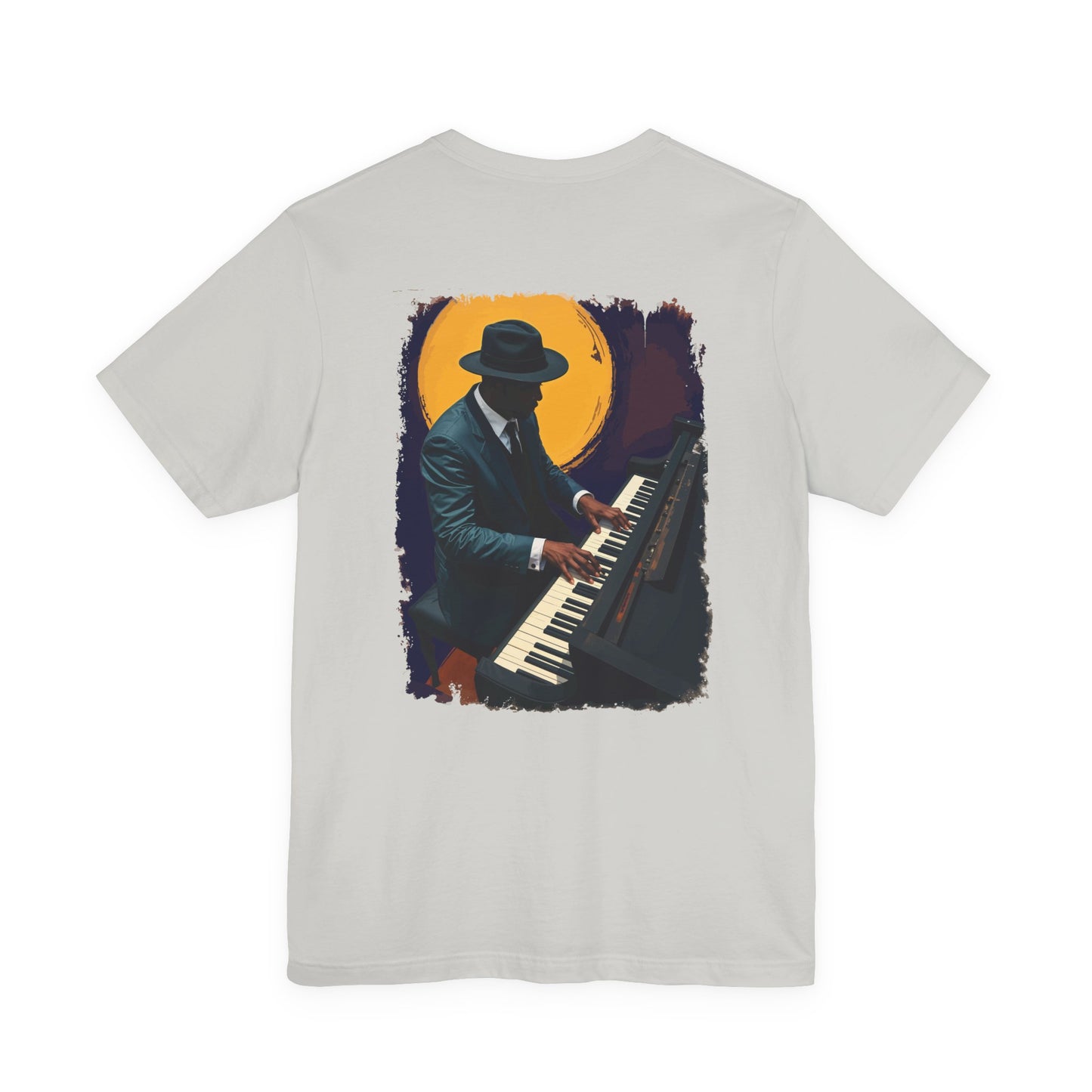 Grand Piano Keys of the Heart T-Shirt – Musician Artistic Graphic