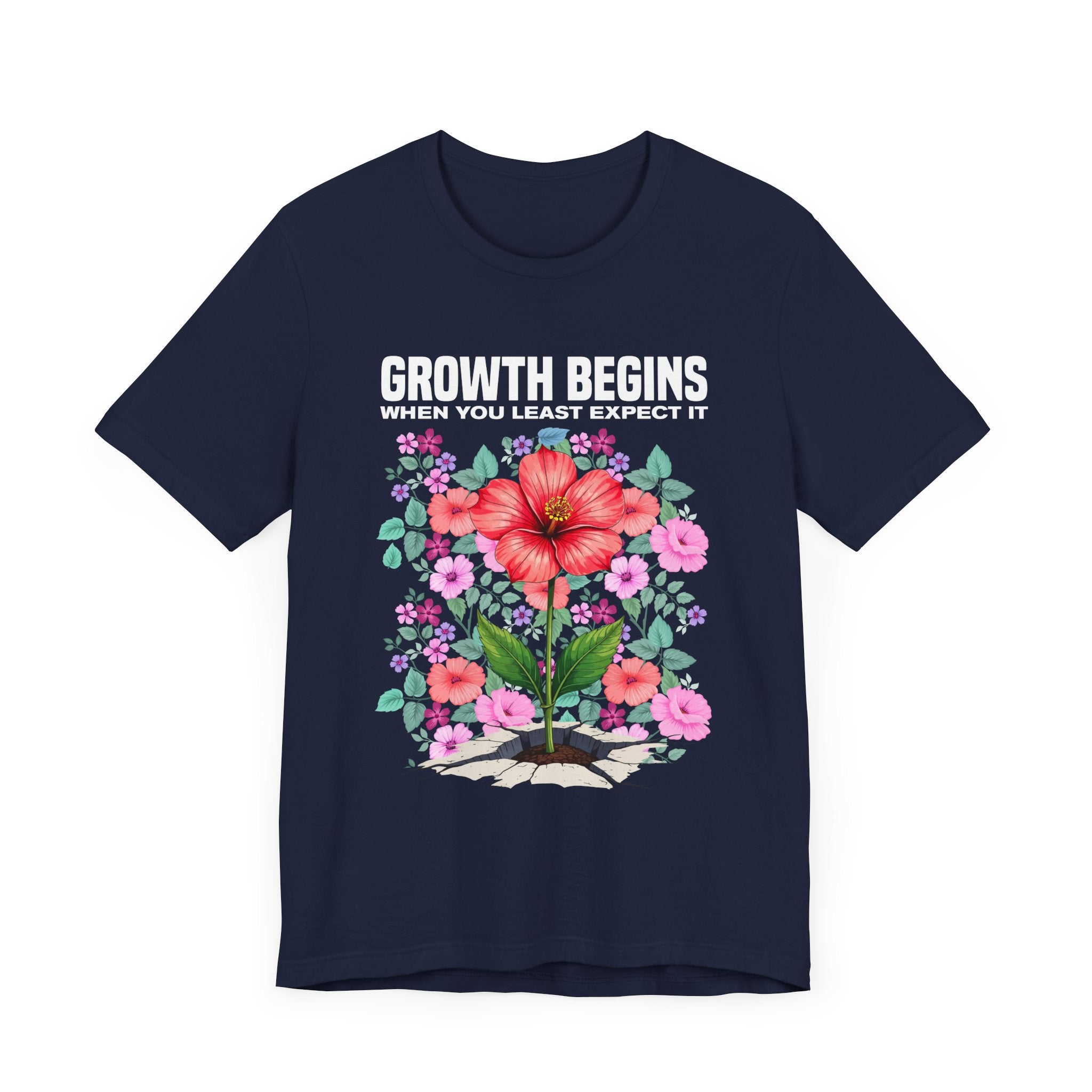 Bloom Where You Are Planted Tee, Inspirational Quote Shirt, Personal Growth Top, Garden Life Tee, Flourish Message Gift
