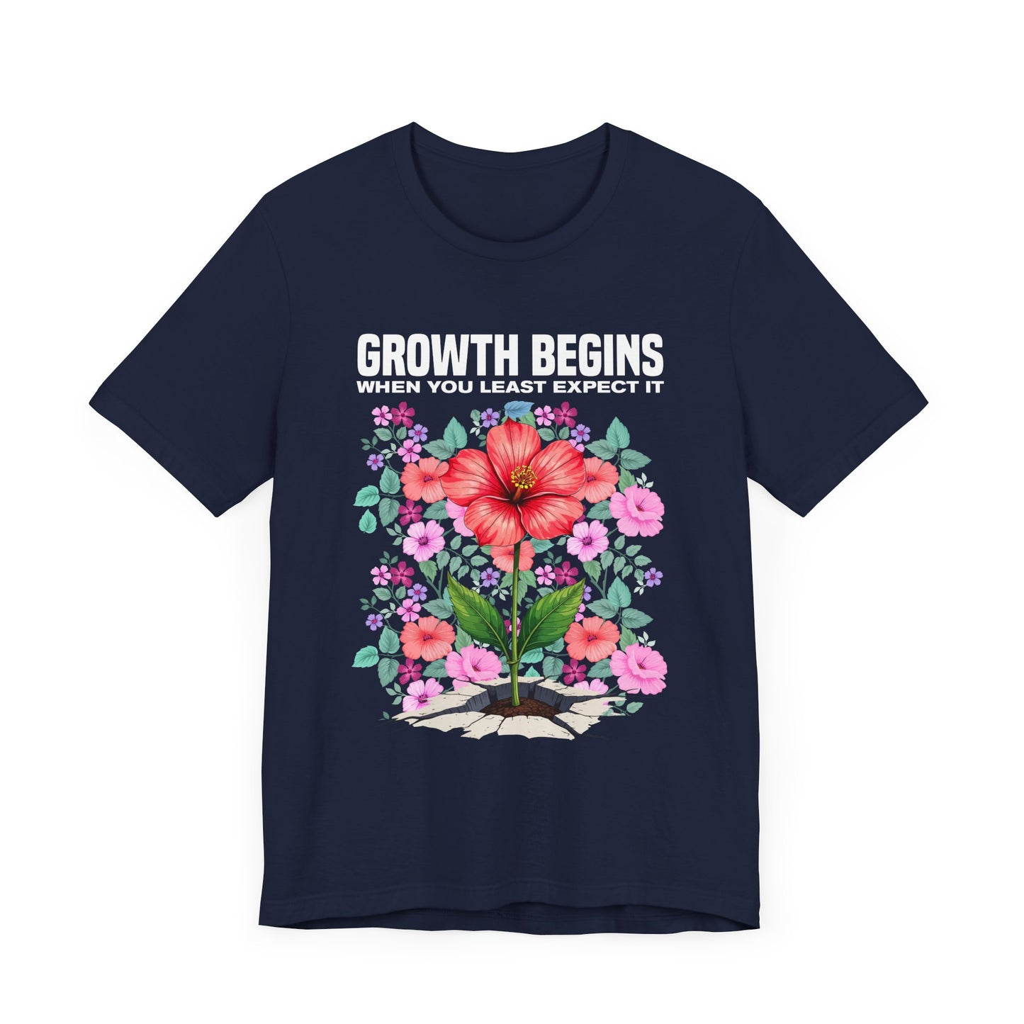 Bloom Where You Are Planted Tee, Inspirational Quote Shirt, Personal Growth Top, Garden Life Tee, Flourish Message Gift