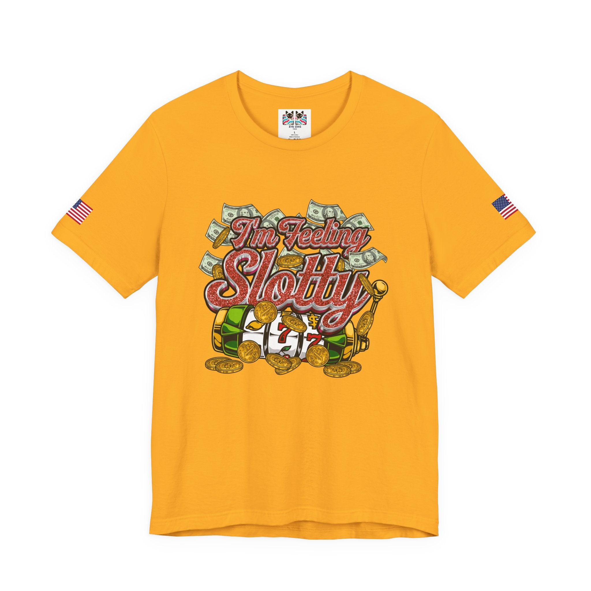 I'm Feeling Slotty Funny Casino Shirt – Vegas Girls Trip Slot Machine Tee