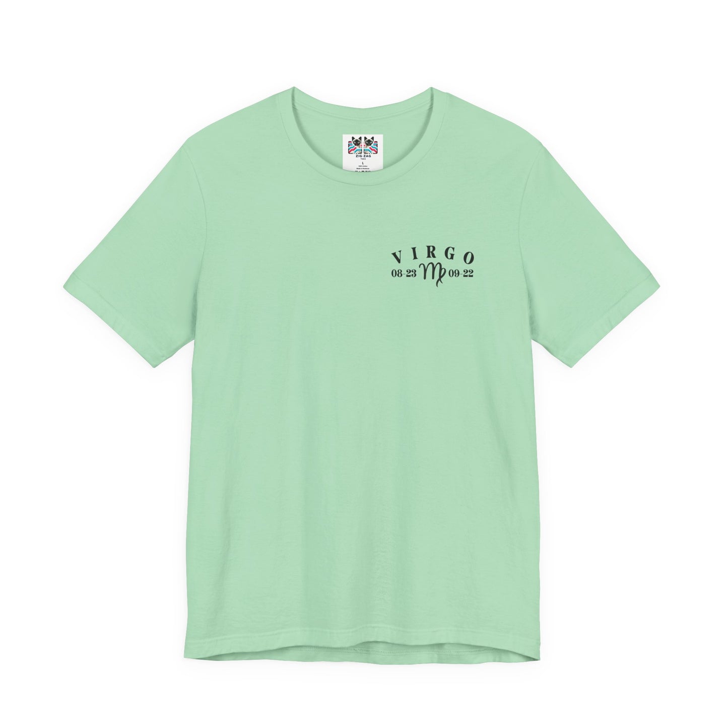 Virgo Constellation & Floral Zodiac T-Shirt – August 23 to September 22