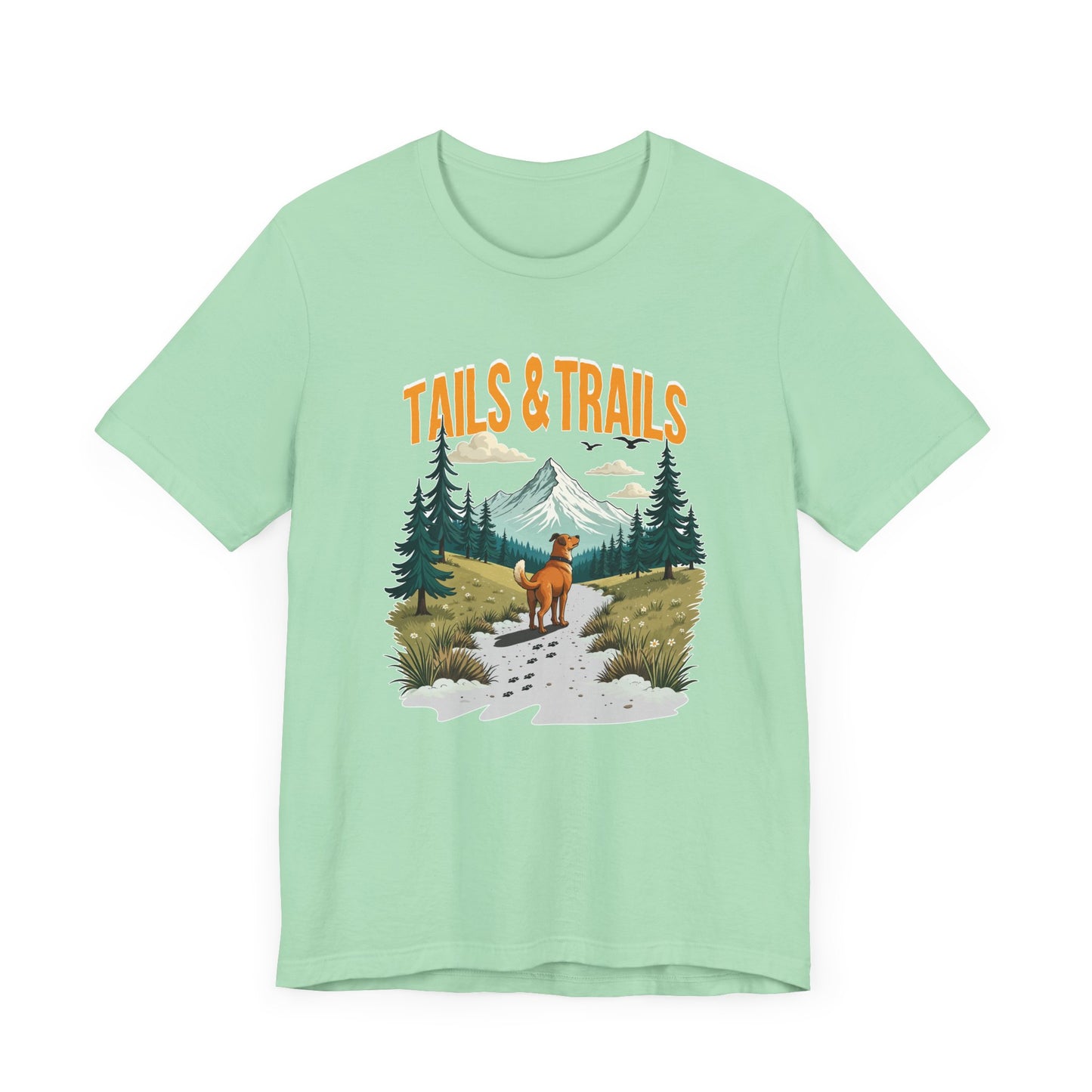 Tails and Trails Shirt Dog Walking Adventure Tee for Pet Parents Who Live for Leashes Parks Muddy Paws and the Great Outdoor Journey