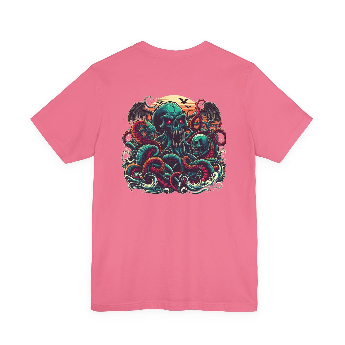 Cosmic Zombies vs Deep Sea Cthulhu Horror T-Shirt
