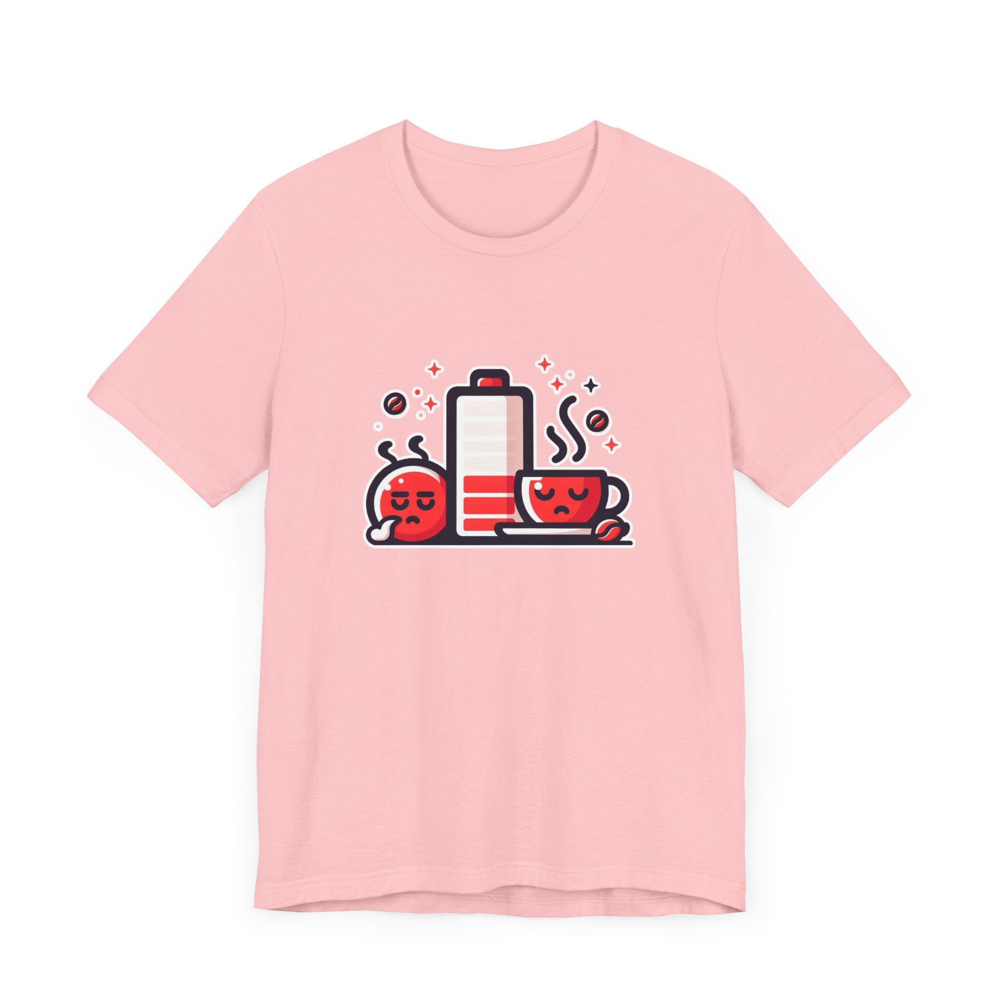 Low Battery | Need Coffee Graphic T-Shirt