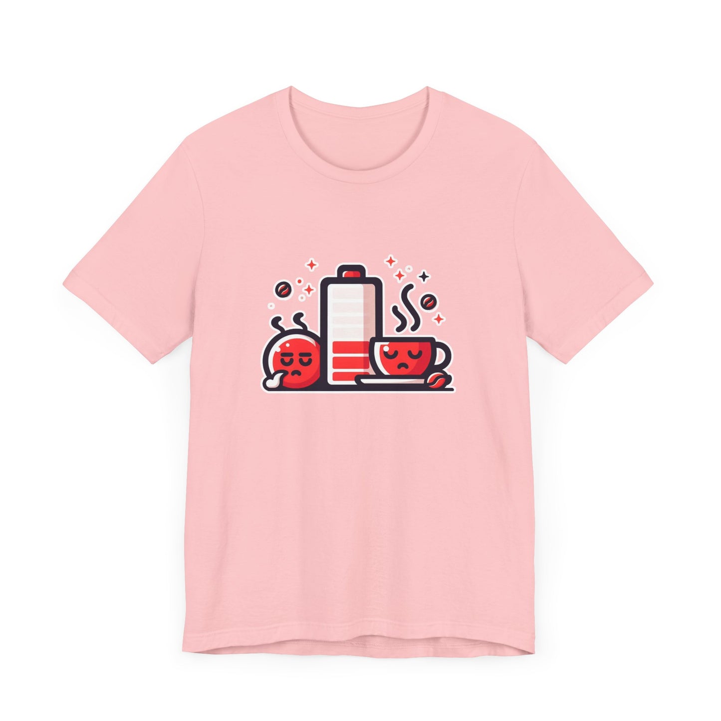 Low Battery | Need Coffee Graphic T-Shirt