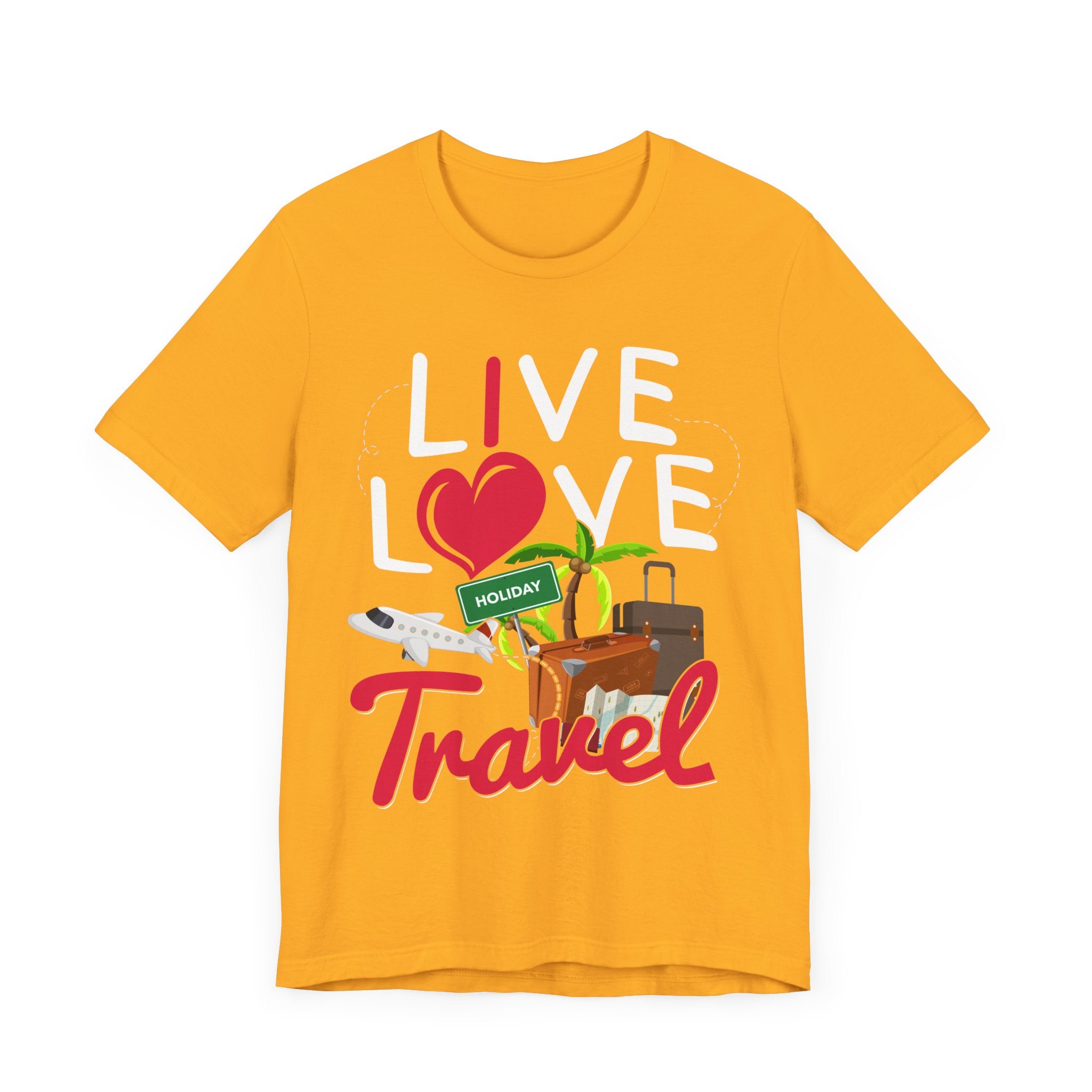 Live Love Travel Shirt, Wanderlust Adventure Tee, World Explorer Graphic T Shirt, Global Nomad Apparel, Travel Dreamer Vibes Top