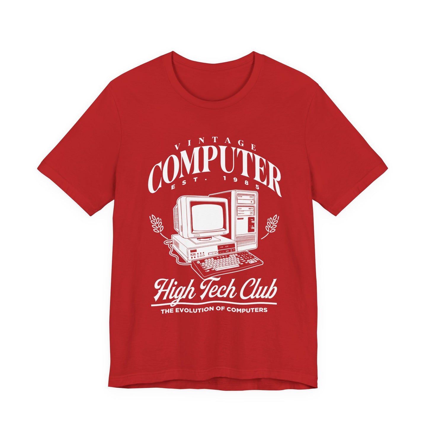 Vintage Computer Est 1985 Tshirt – High Tech Club Evolution