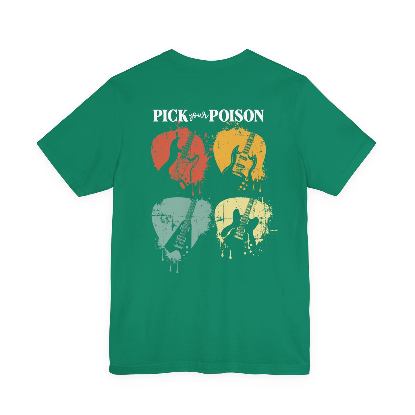 Pick Your Poison – Guitar and Pick Rock T-Shirt