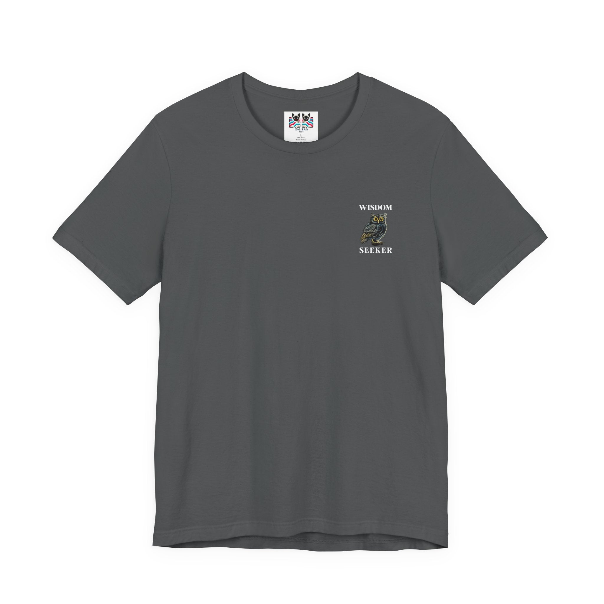 Wisdom Awakens After Dark T-Shirt – Night Owl and Moonlit Tree Graphic