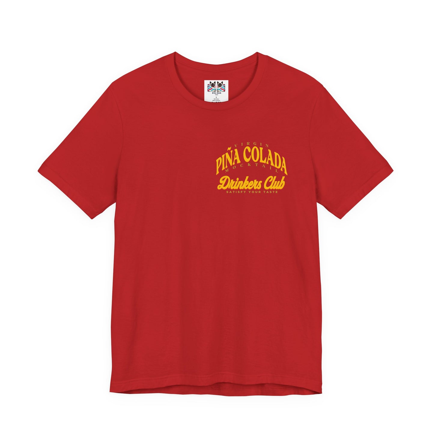 Virgin Pina Colada Mocktail Drinkers Club Tshirt – Satisfy Your Taste